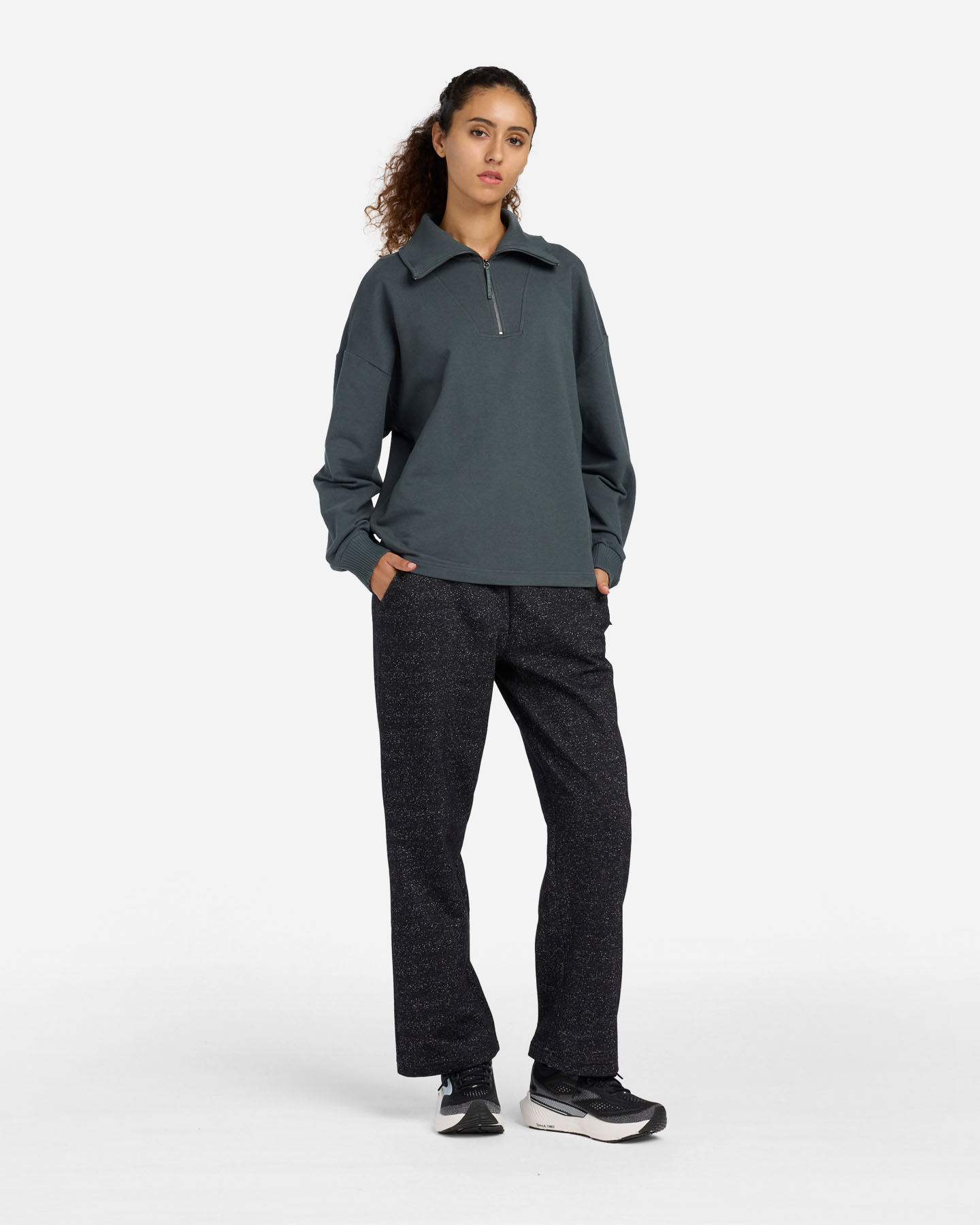 Felpa DACK'S ELEVATED BASIC W - Verde - 4 | Cisalfa Sport