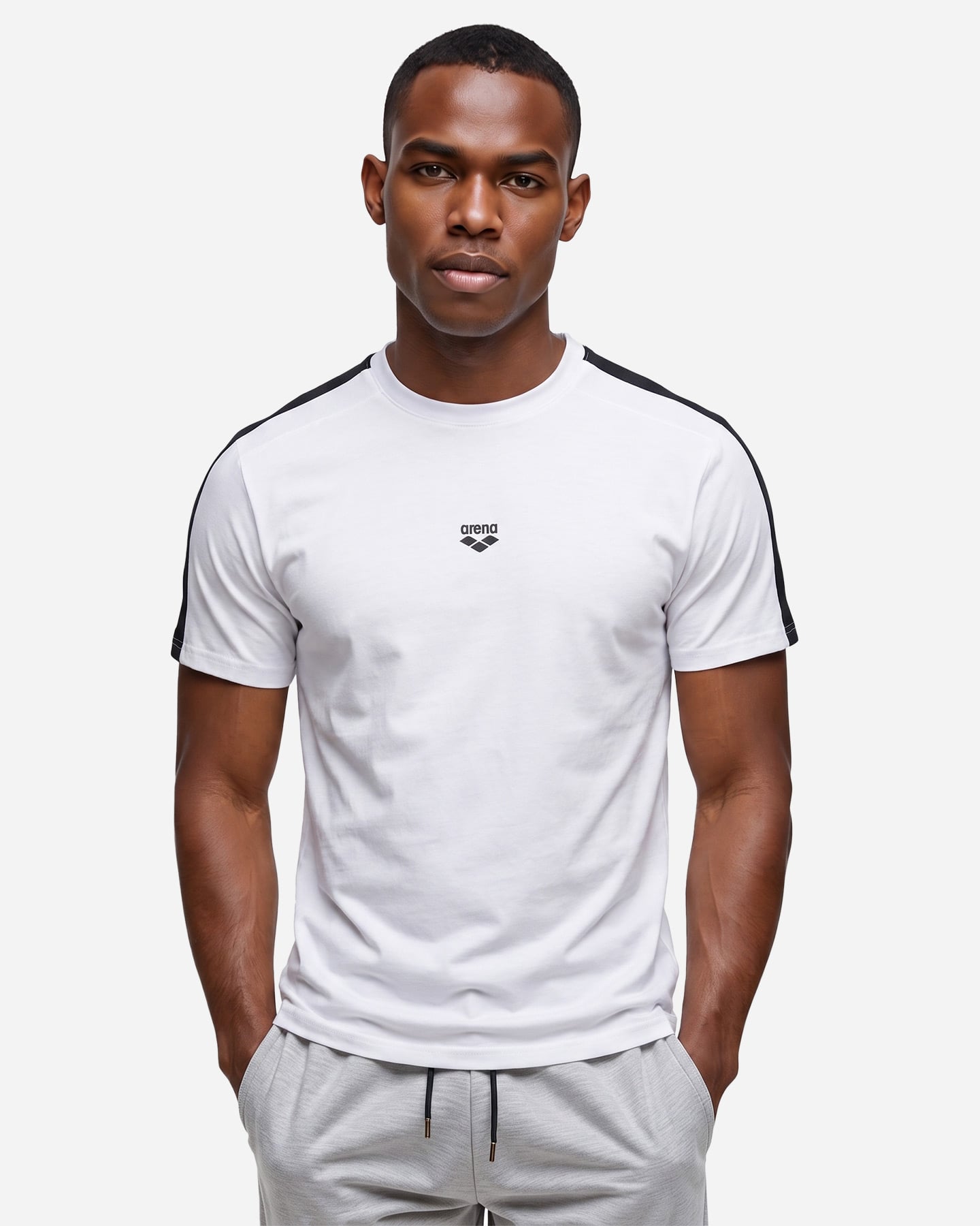 T-shirt ARENA ATHLETIC PROGRESS M - Bianco - 2 | Cisalfa Sport
