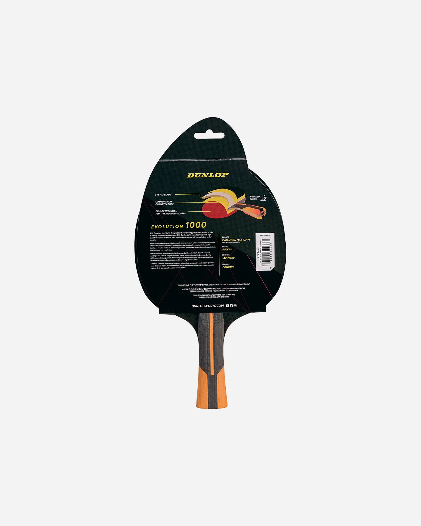 Accessorio ping pong DUNLOP EVOLUTION 1000  - Color mix - 4 | Cisalfa Sport