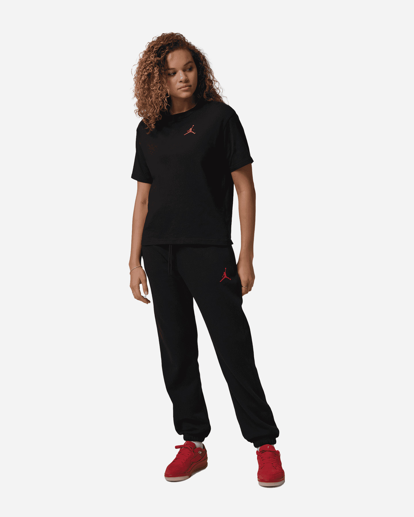 Pantalone NIKE JORDAN SMALLO LOGO W - Nero - 2 | Cisalfa Sport