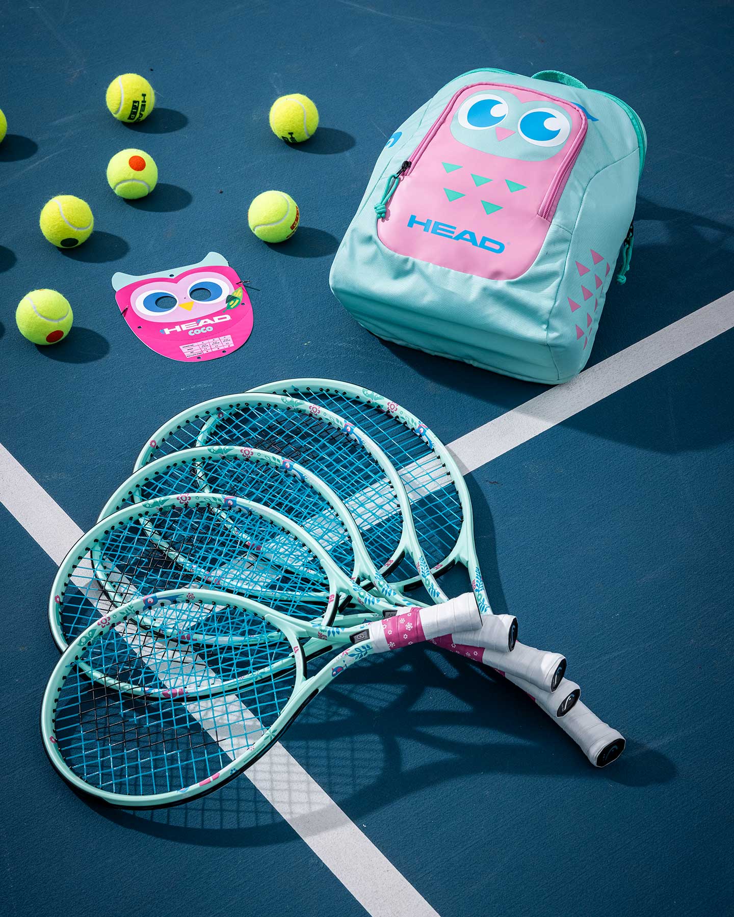 Racchetta tennis HEAD COCO 23 JR - Color mix - 5 | Cisalfa Sport