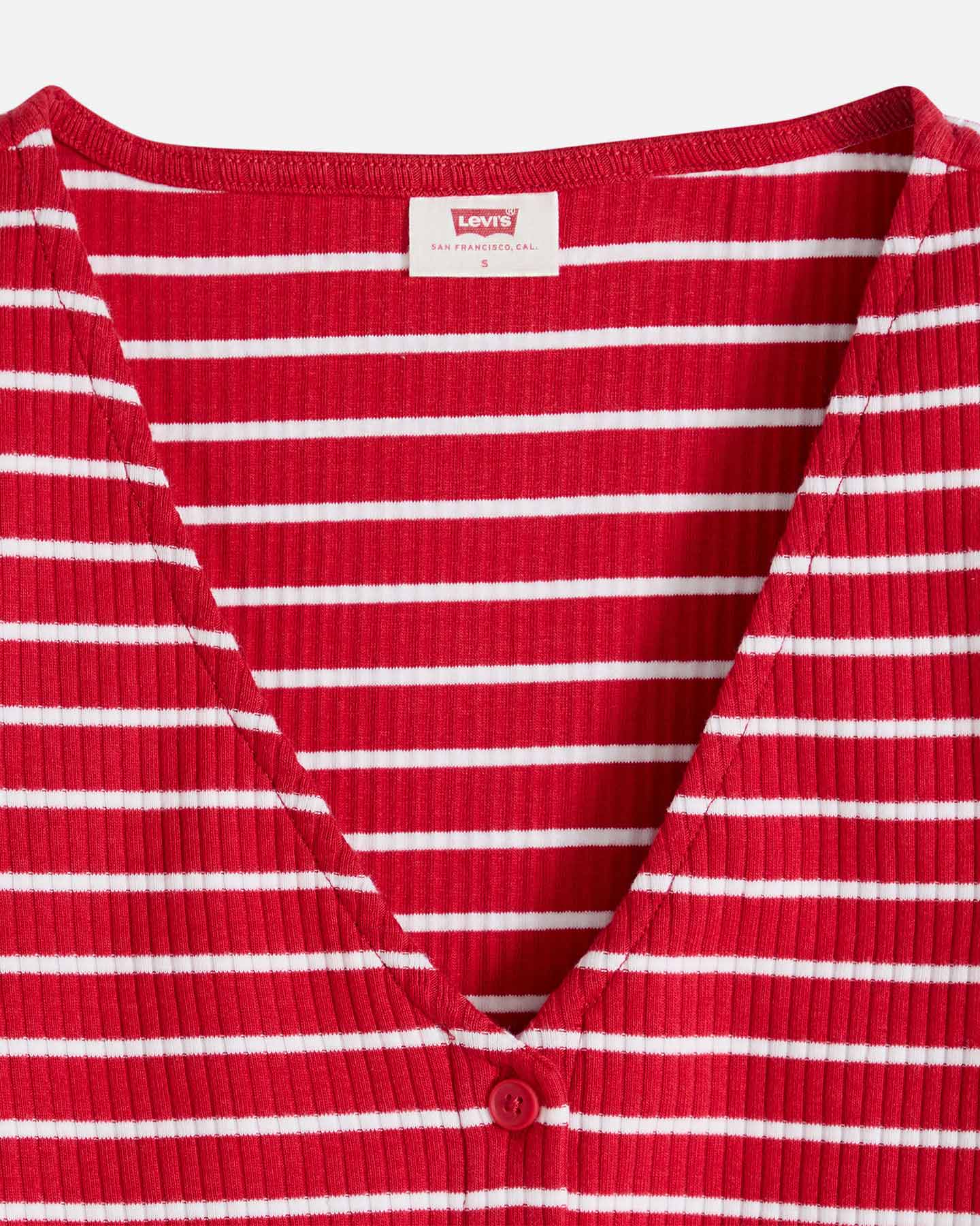 T-shirt LEVI'S SERAFINO STRIPE W  - Rosso - 4 | Cisalfa Sport
