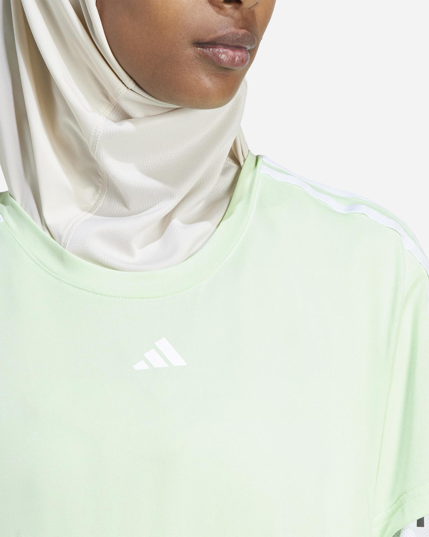 T-shirt training ADIDAS 3STRIPES W - Verde - 4 | Cisalfa Sport