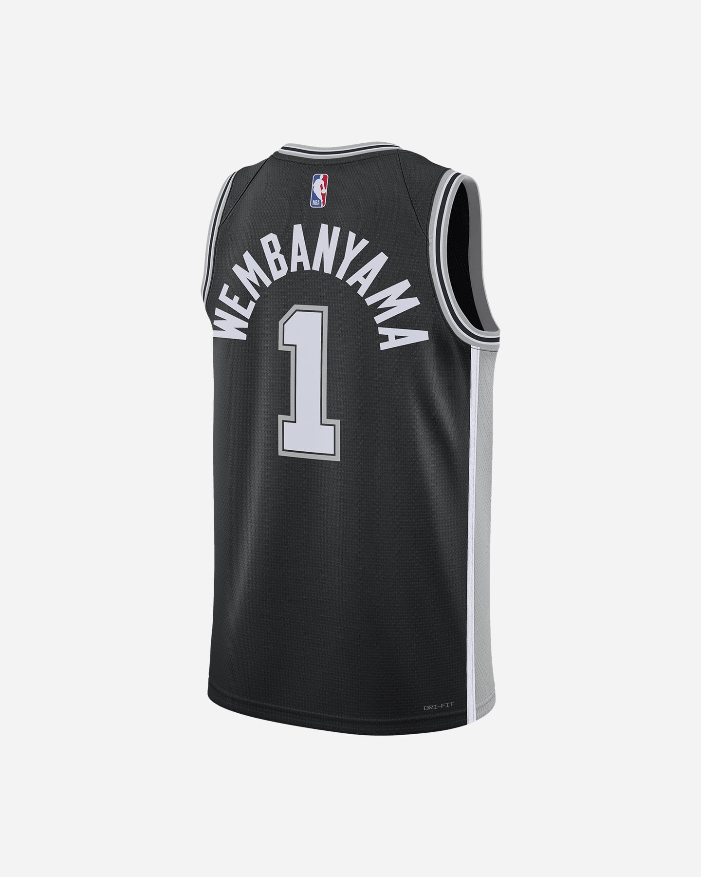 Canotta basket NIKE ICON SPURS WEMBAYANA SWING 22 M - Nero - 1 | Cisalfa Sport