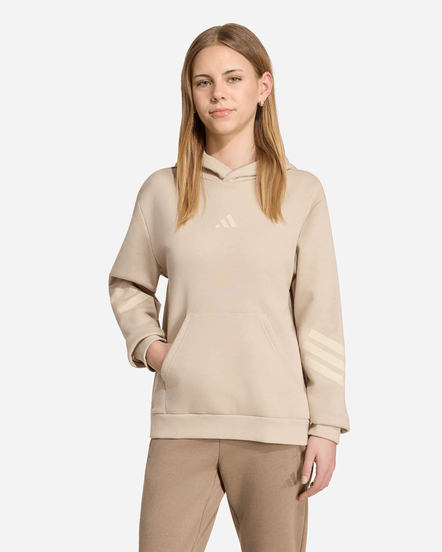 Felpa ADIDAS FUTURE ICONS JR - Beige - 1 | Cisalfa Sport