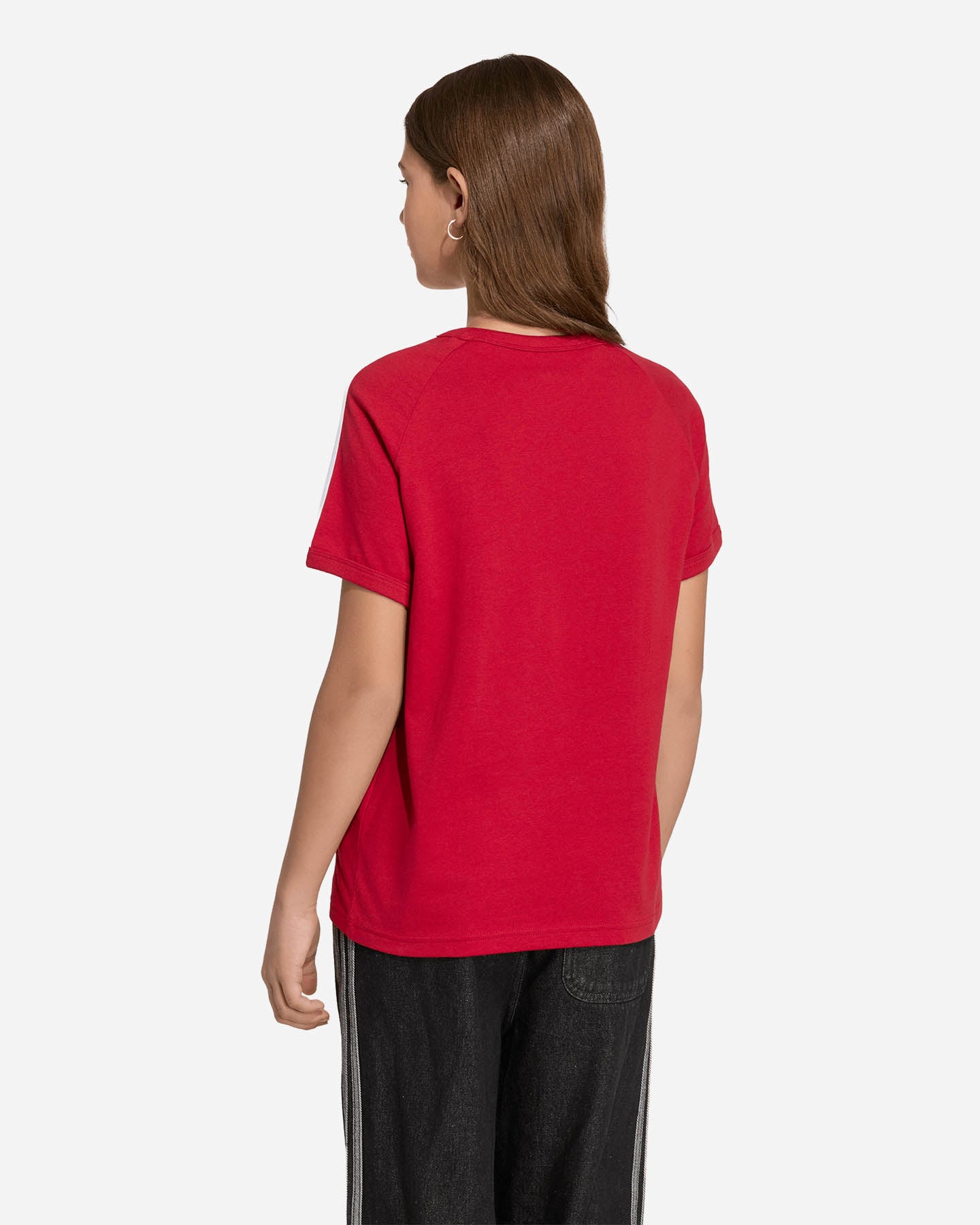 T-shirt ADIDAS 3STRIPES JR - Rosso - 3 | Cisalfa Sport