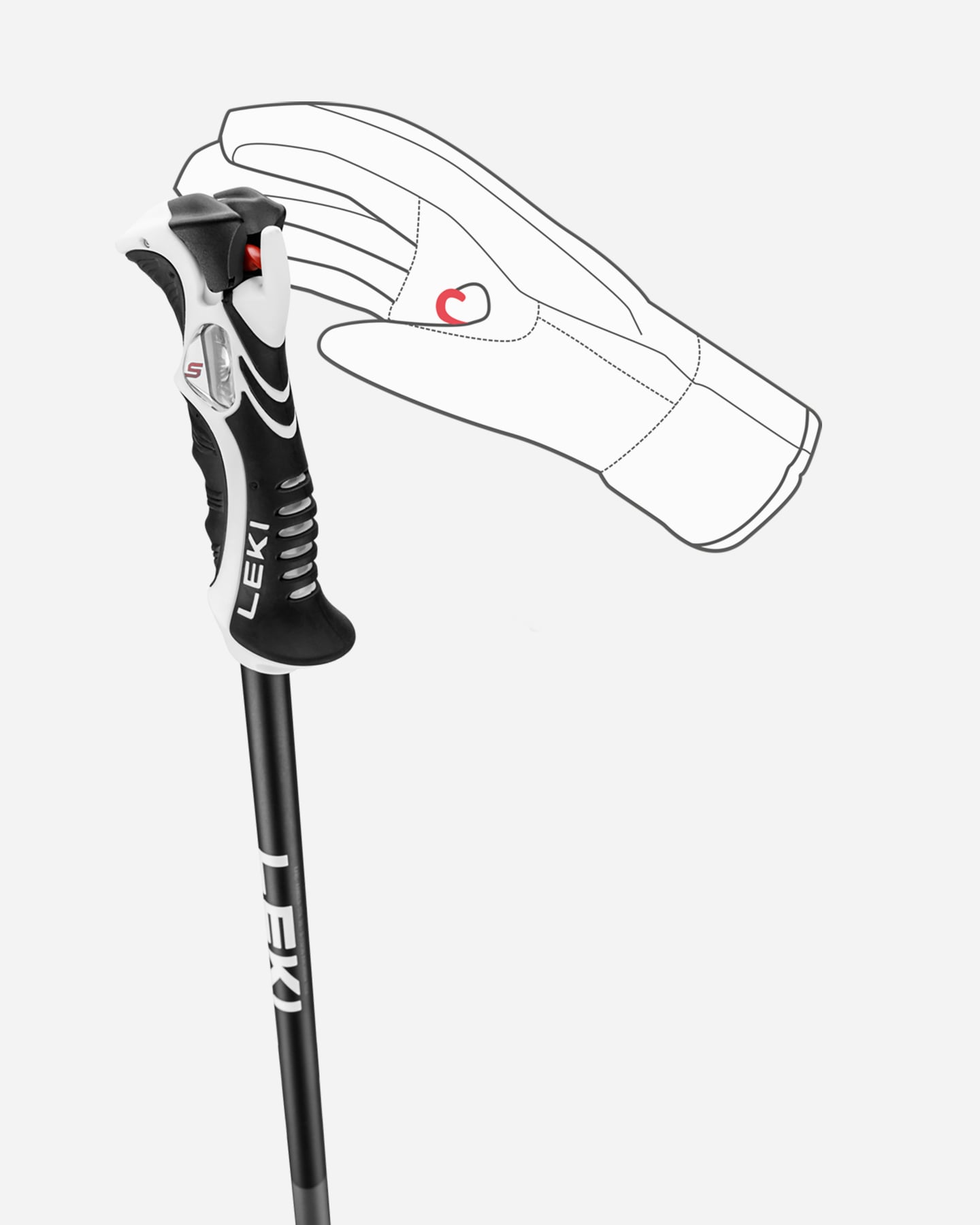 Bastoncini sci LEKI BOLD LITE S  - Nero - 5 | Cisalfa Sport