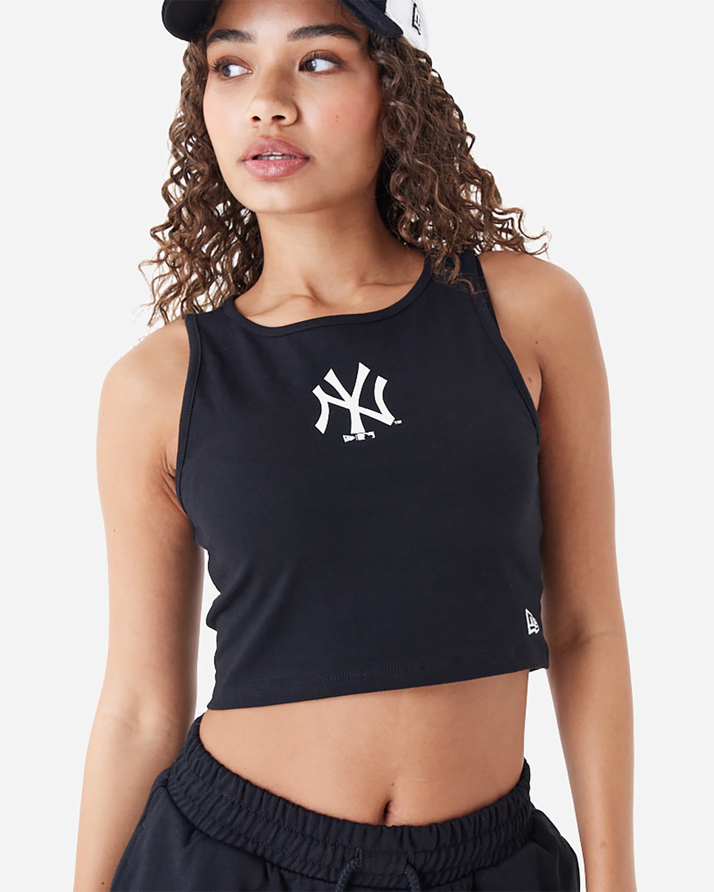 Canotta NEW ERA CROP NEW YORK YANKEES W - Nero - 2 | Cisalfa Sport