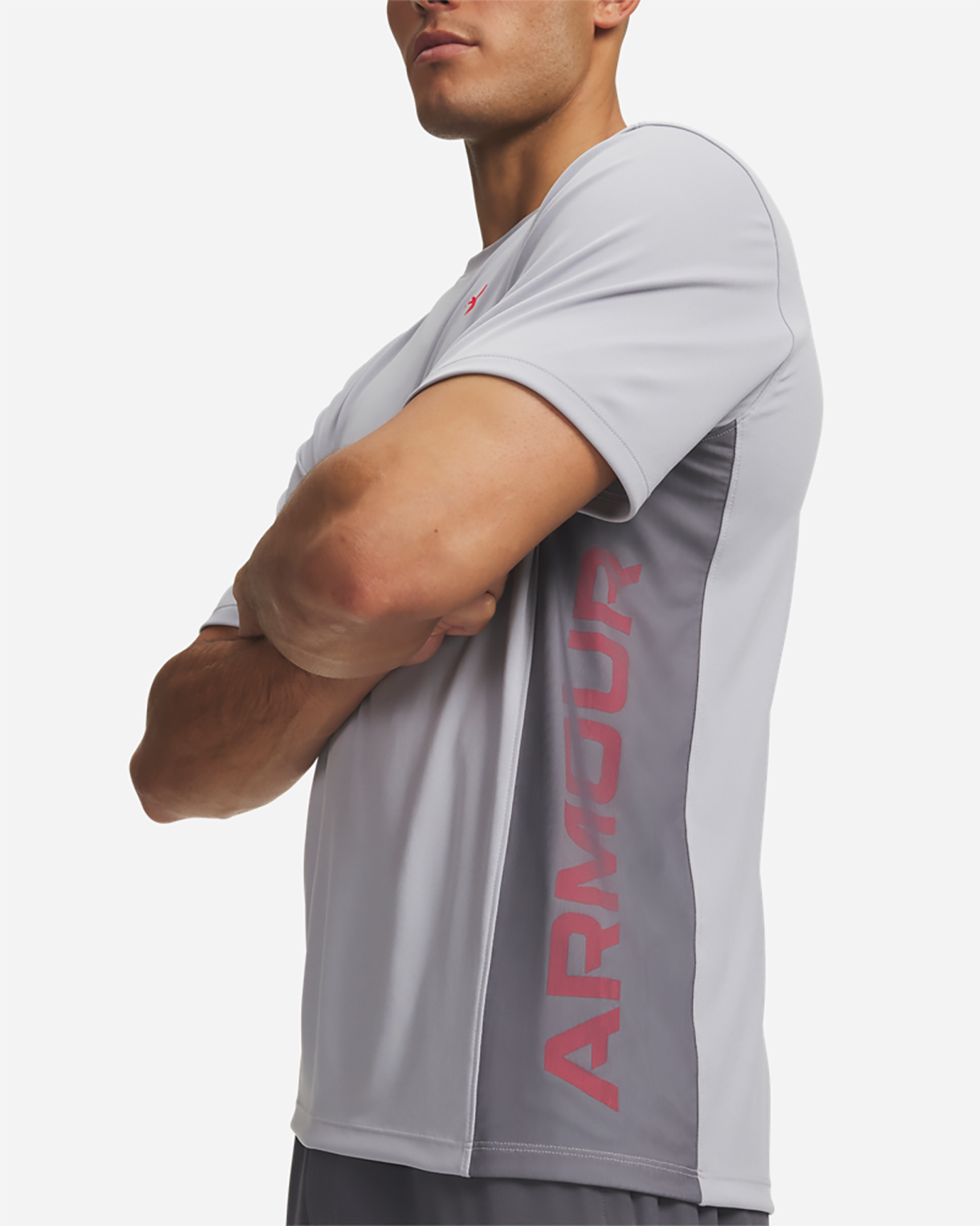 T-shirt training UNDER ARMOUR TECH UTILITY M - Grigio - 2 | Cisalfa Sport