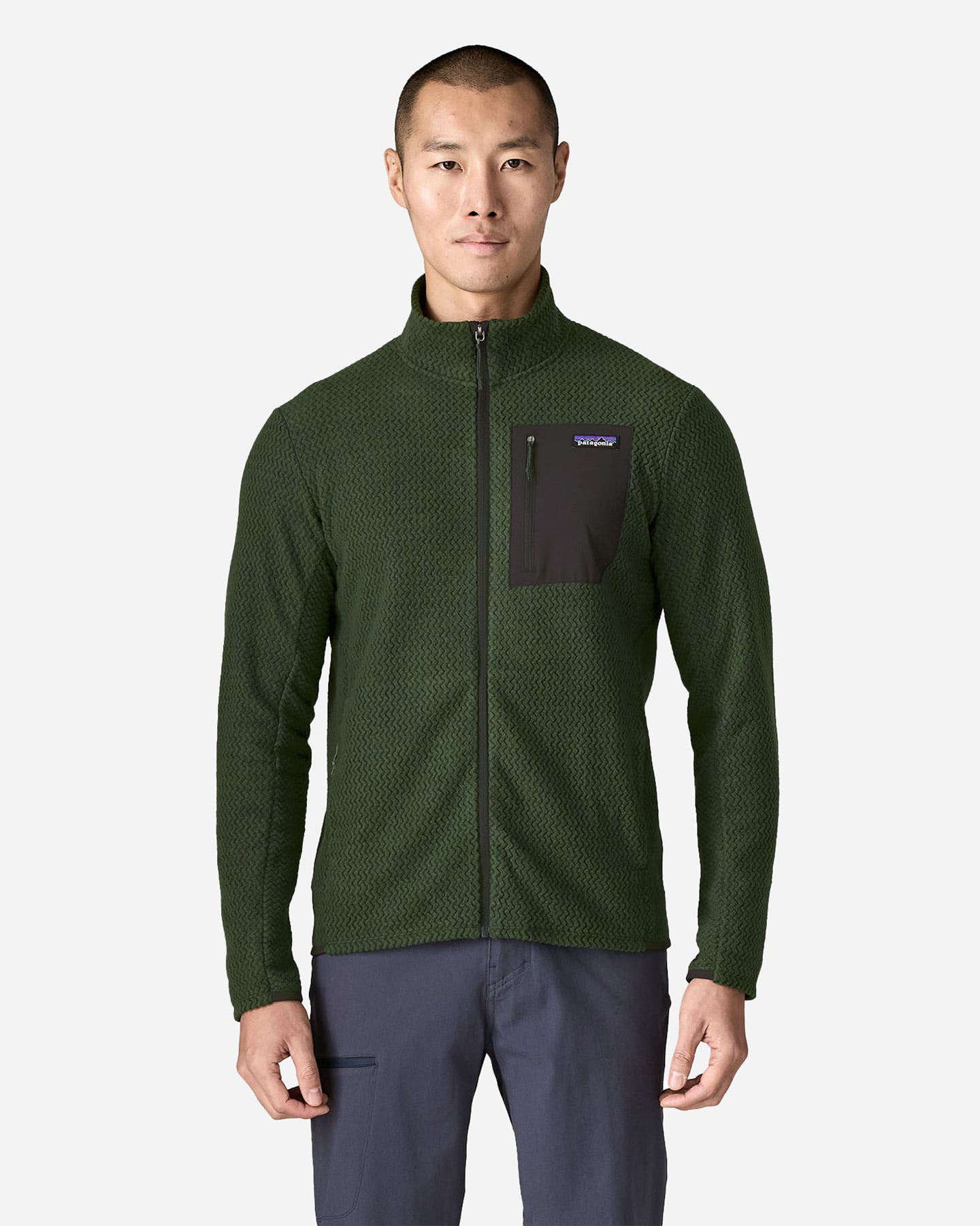 Giacca outdoor PATAGONIA R1 AIR M - Verde - 1 | Cisalfa Sport