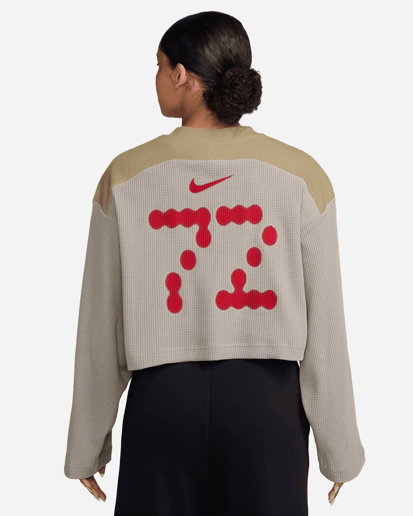 T-shirt NIKE STREET CROP GRAPHIC W - Beige - 1 | Cisalfa Sport