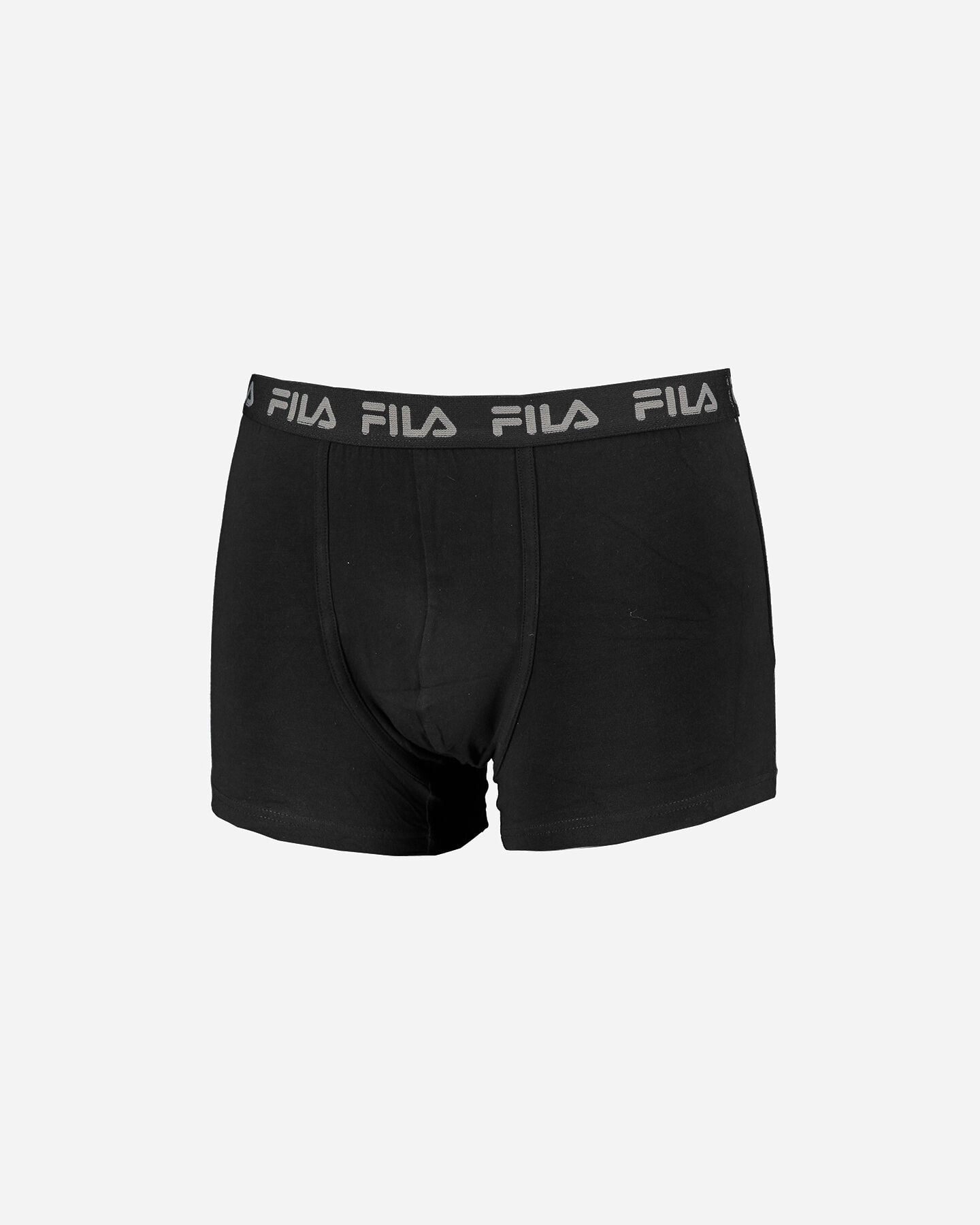 Boxer intimo FILA 2PACK BOXER PLACED LOGO M - Nero - 1 | Cisalfa Sport
