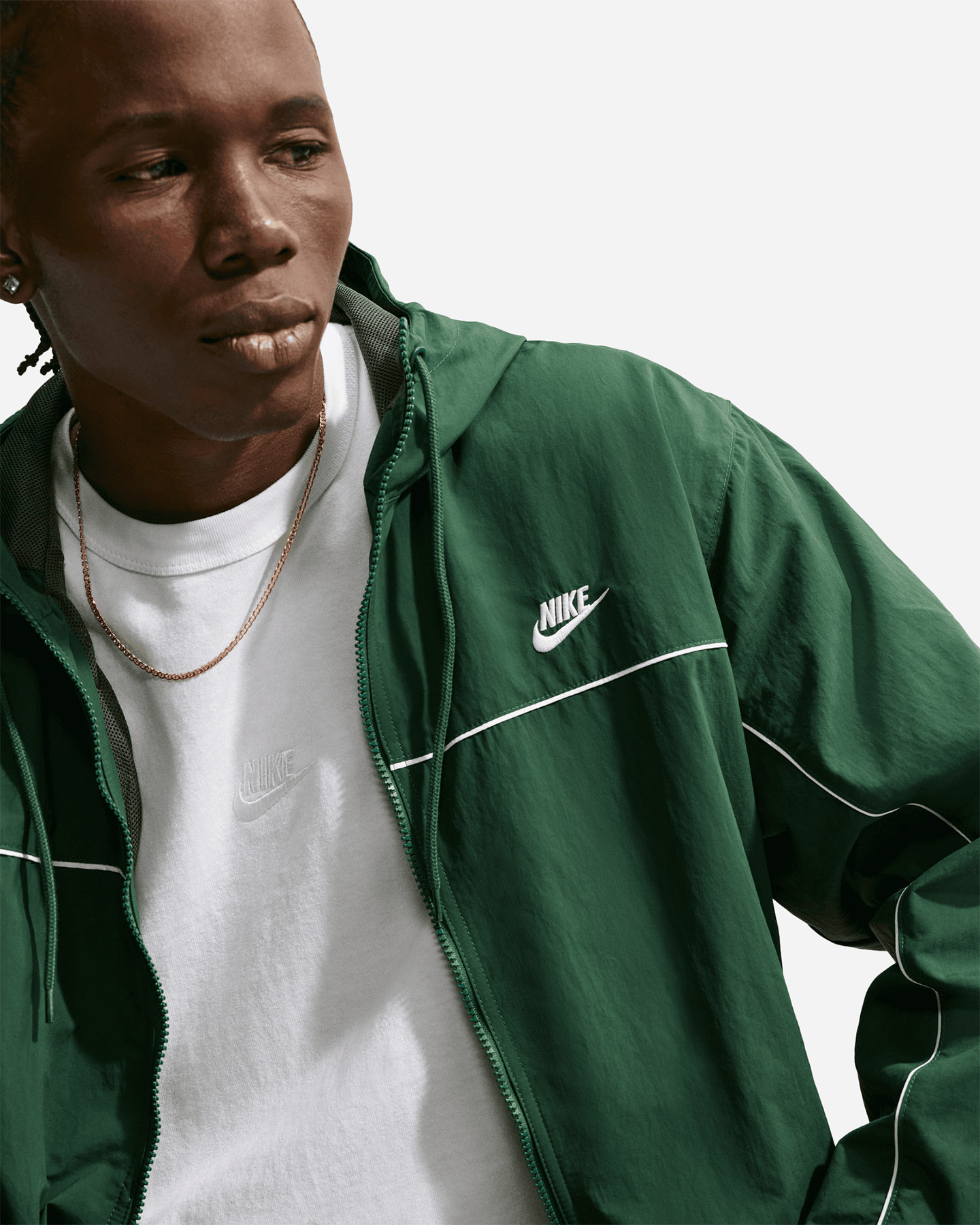 Giacca NIKE CLUB M - Verde - 5 | Cisalfa Sport