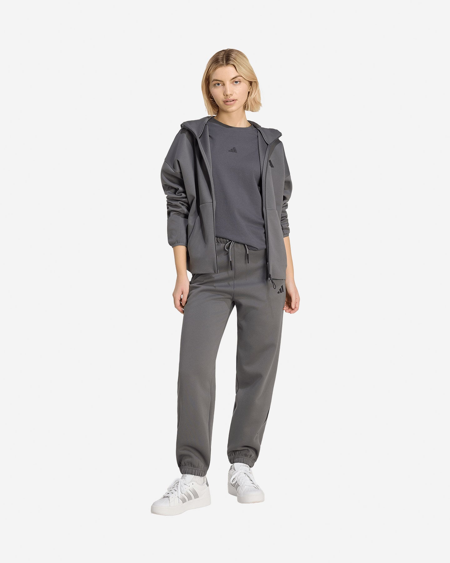 Felpa ADIDAS Z.N.E. W - Grigio - 2 | Cisalfa Sport