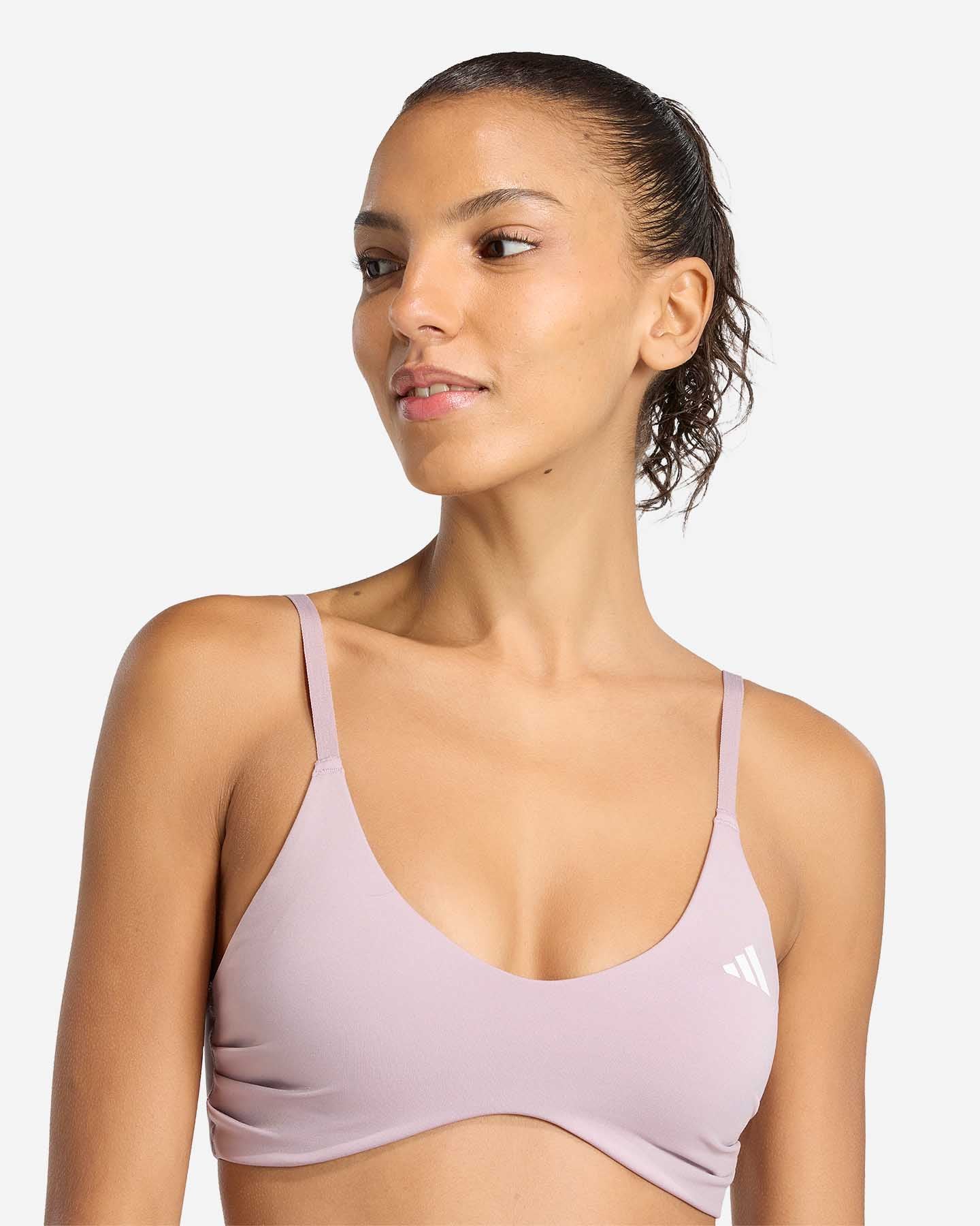 Bra training ADIDAS OPTIME ESSENTIALS W - Viola - 4 | Cisalfa Sport