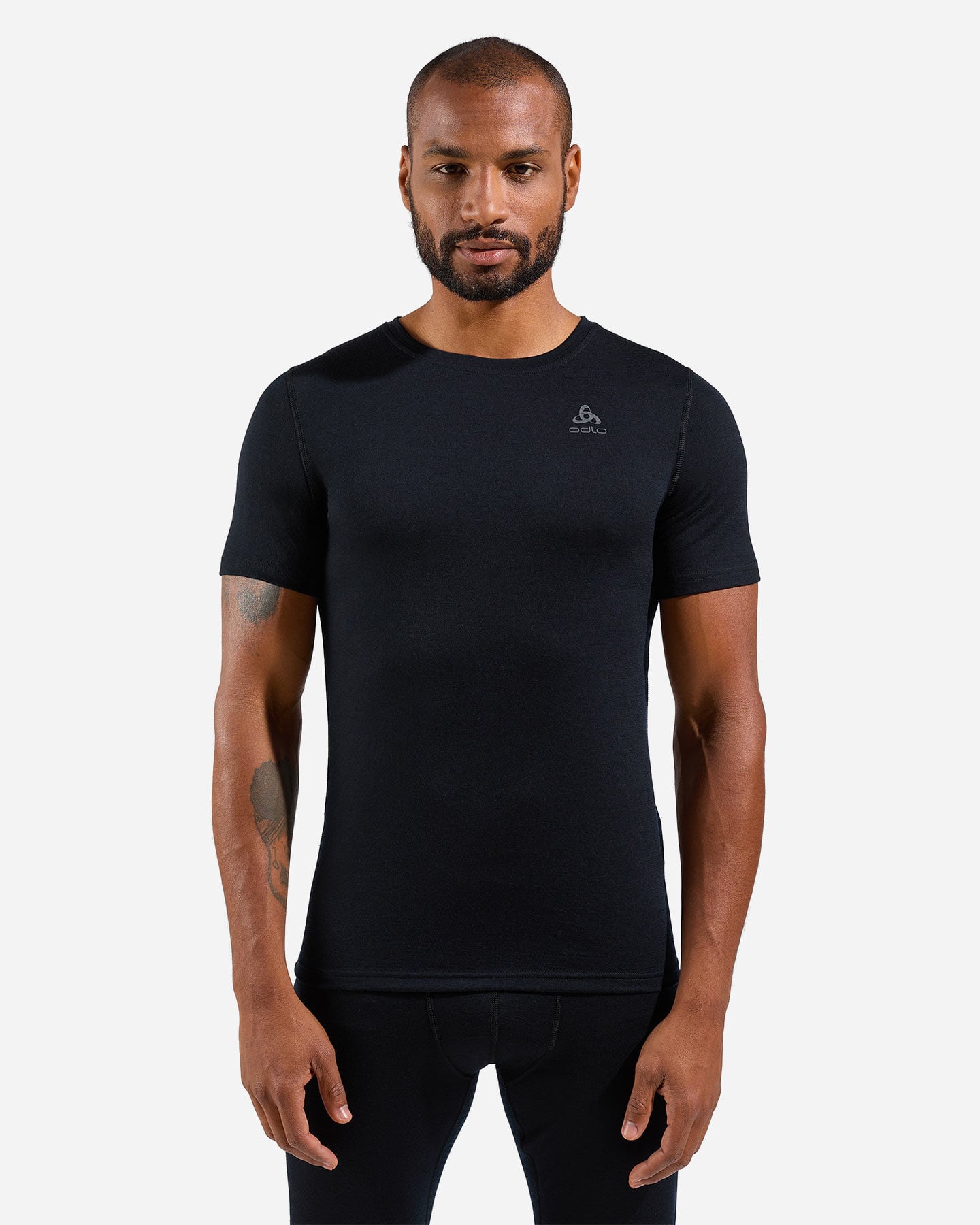 Maglia intimo tecnico ODLO MERINO 200 M - Nero - 2 | Cisalfa Sport