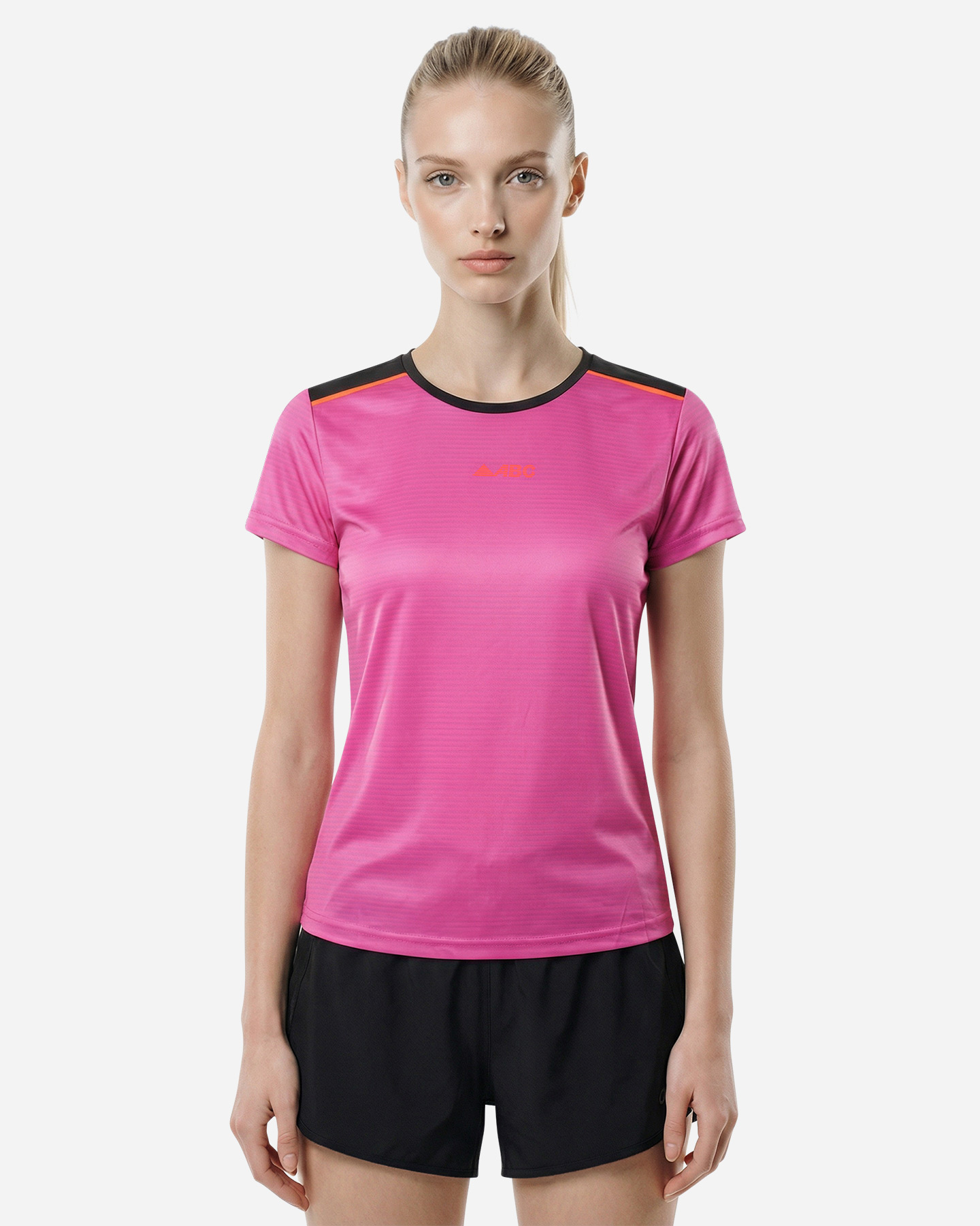 T-shirt running ABC TECH W - Rosa - 2 | Cisalfa Sport