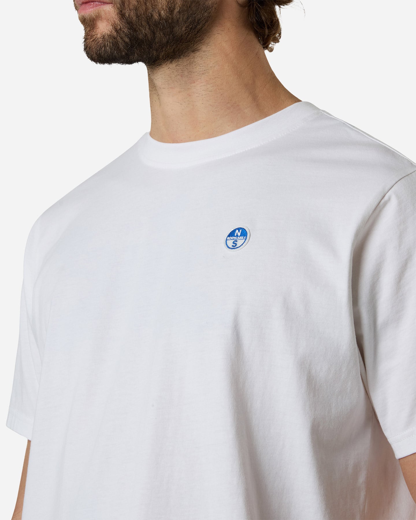 T-shirt NORTH SAILS BASIC BOLLO M - Bianco - 5 | Cisalfa Sport