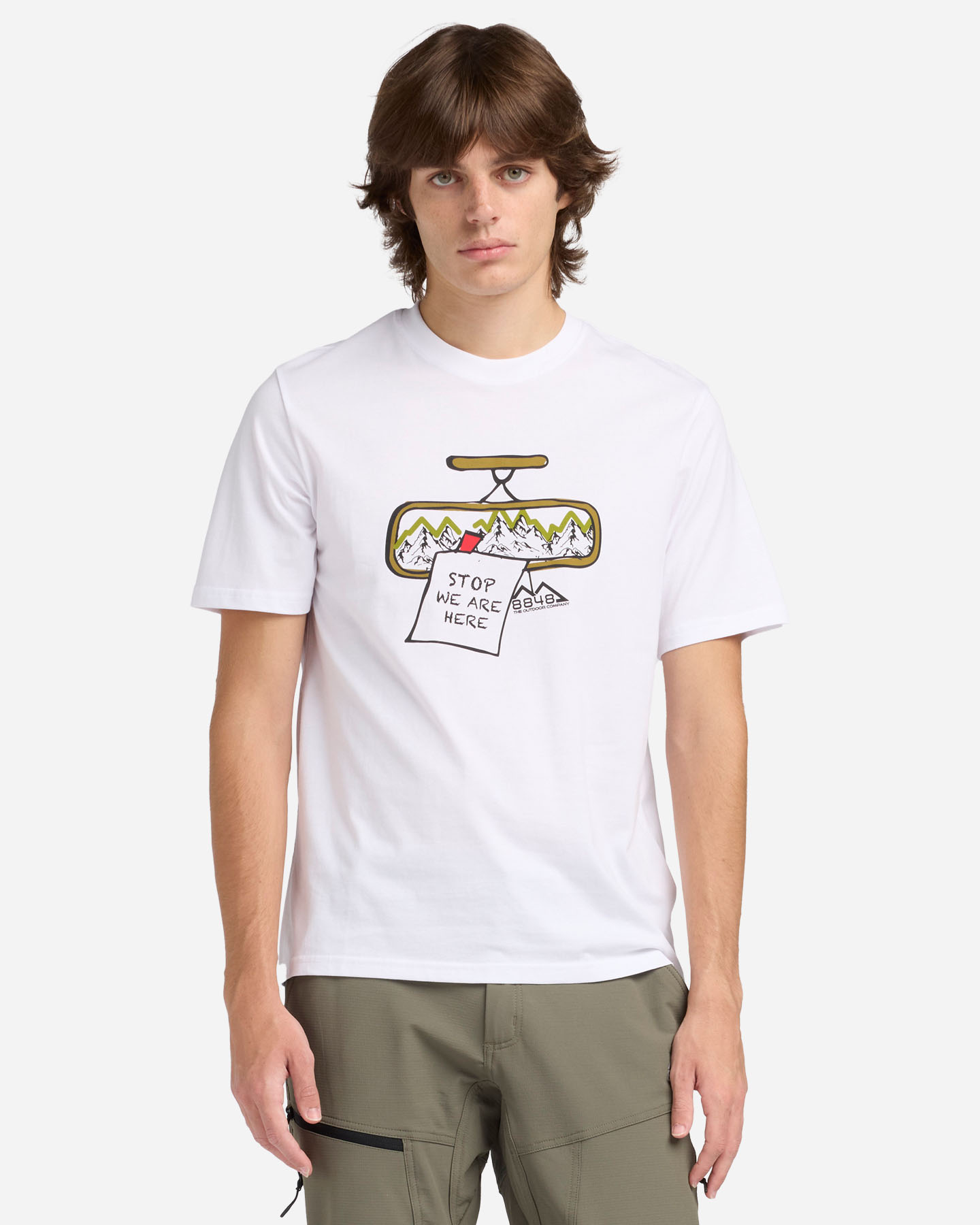 T-shirt 8848 ESSENTIAL M - Bianco - 1 | Cisalfa Sport