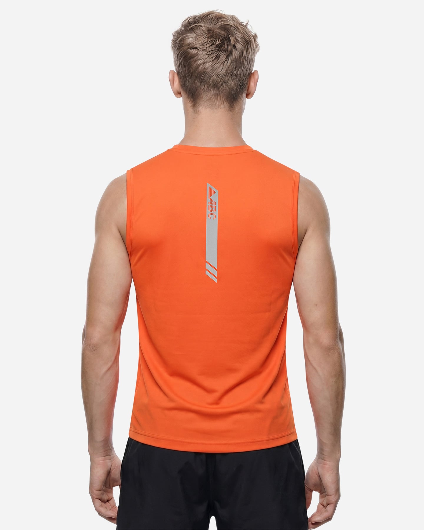Canotta running ABC ESSENTIAL M - Arancione - 3 | Cisalfa Sport