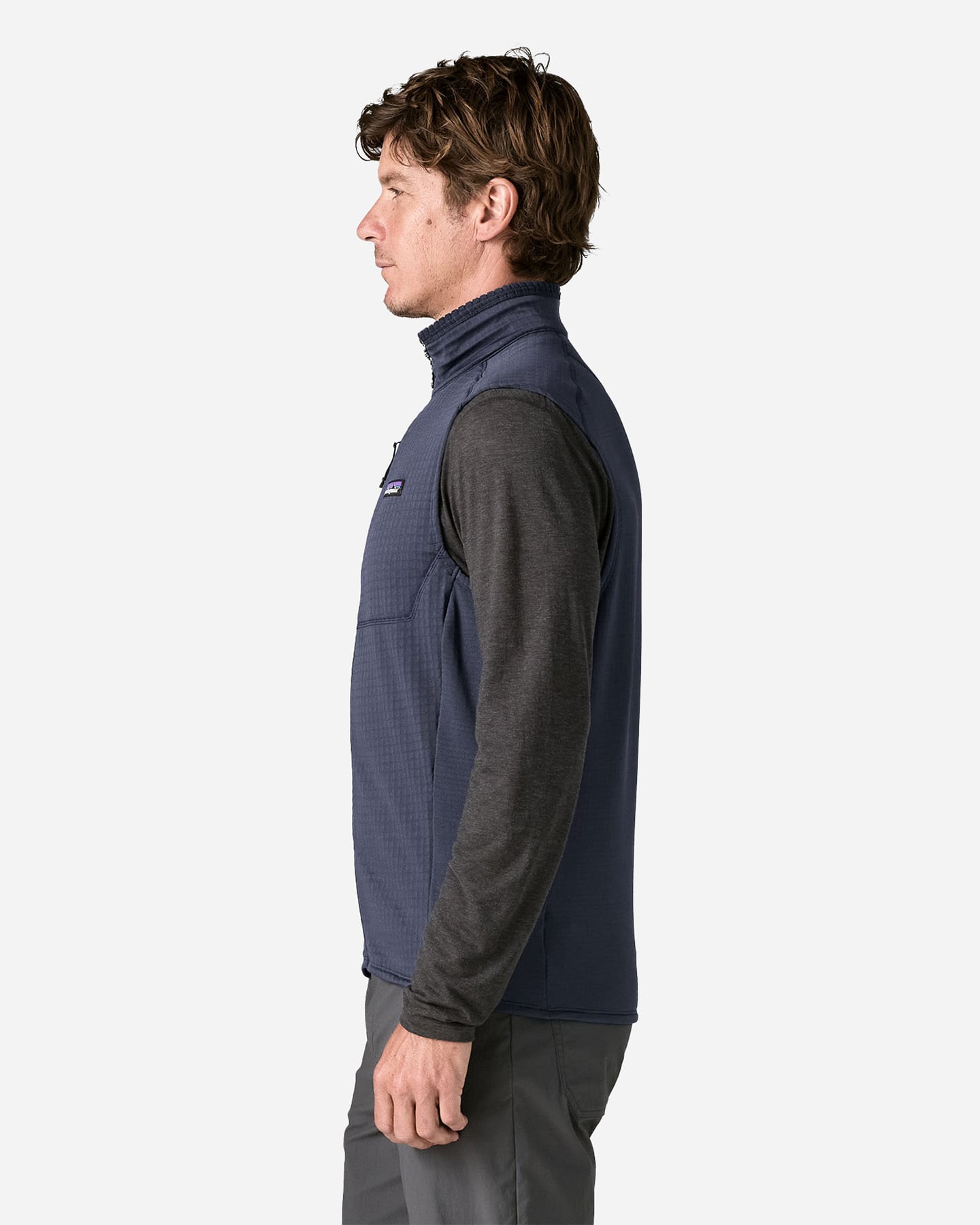 Gilet PATAGONIA R1 M - Blu - 2 | Cisalfa Sport
