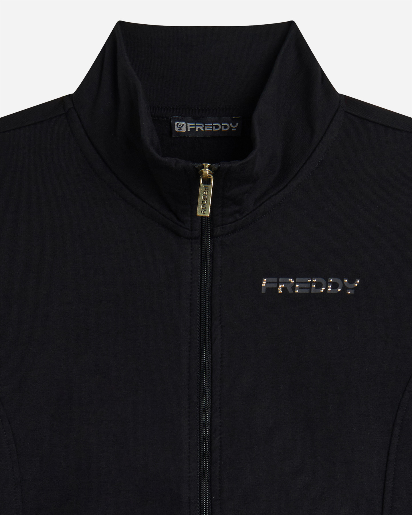 Felpa FREDDY HIGH NECK SMALL LOGO W - Nero - 2 | Cisalfa Sport