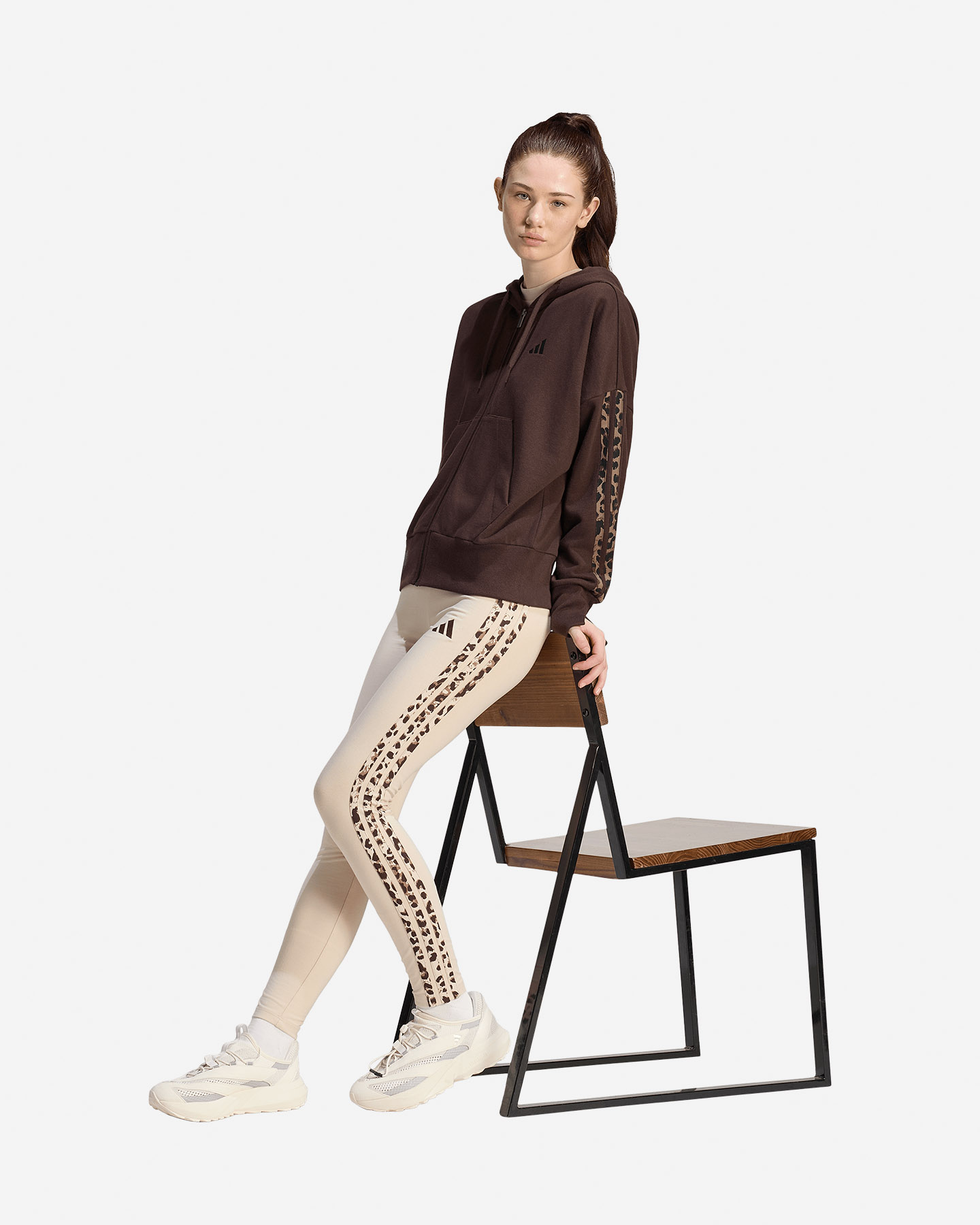 Felpa ADIDAS SEASONAL ESSENTIALS W - Marrone - 2 | Cisalfa Sport