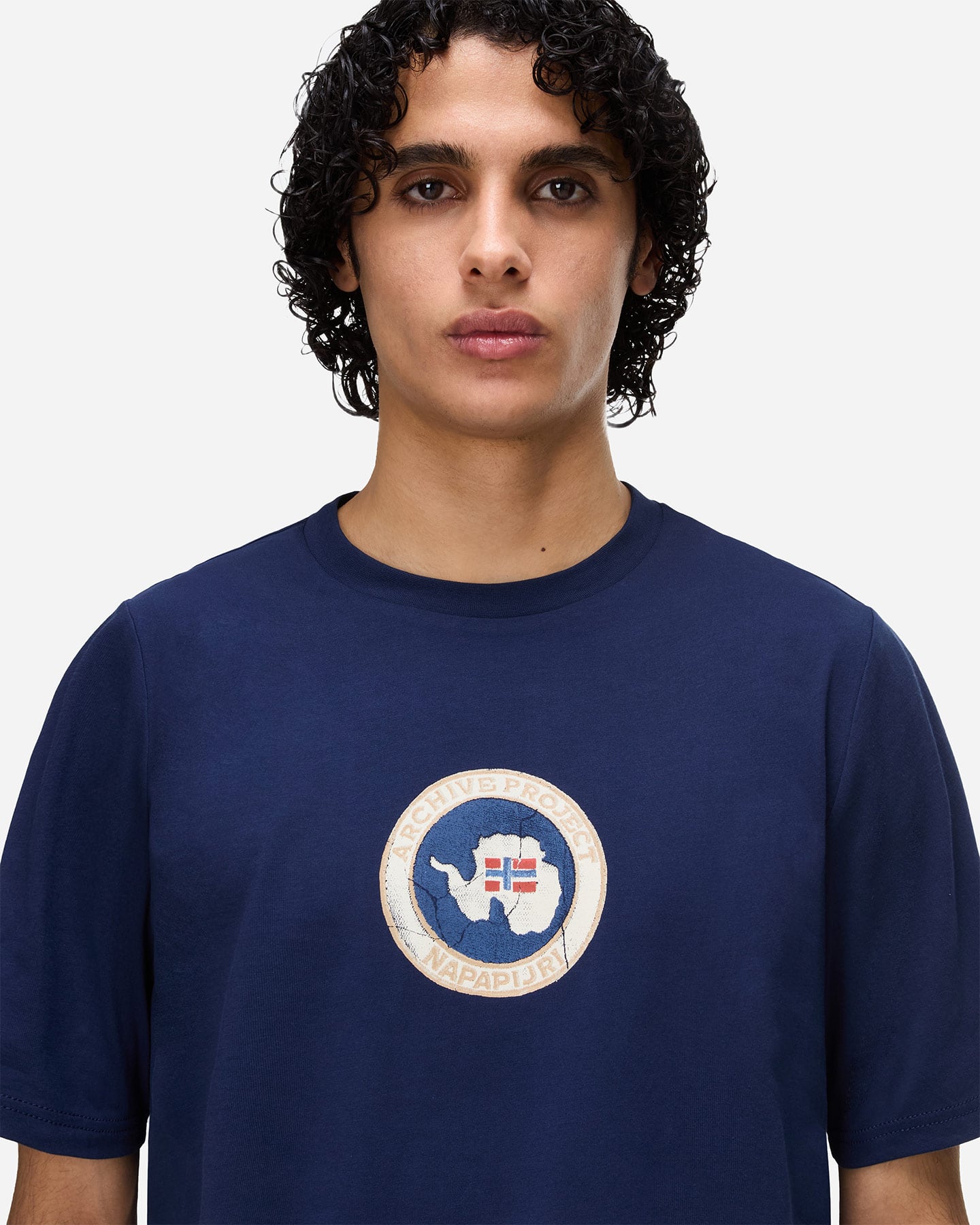 T-shirt NAPAPIJRI PHOS M - Blu - 4 | Cisalfa Sport