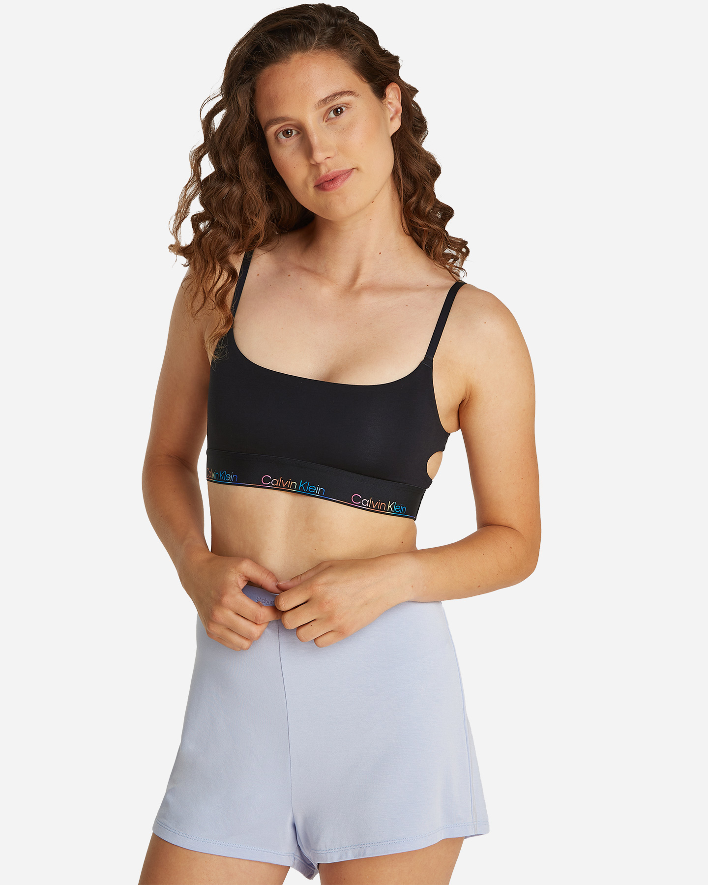 Reggiseno CALVIN KLEIN UNDERWEAR PRIDE UNLINED BRALETTE W - Nero - 1 | Cisalfa Sport