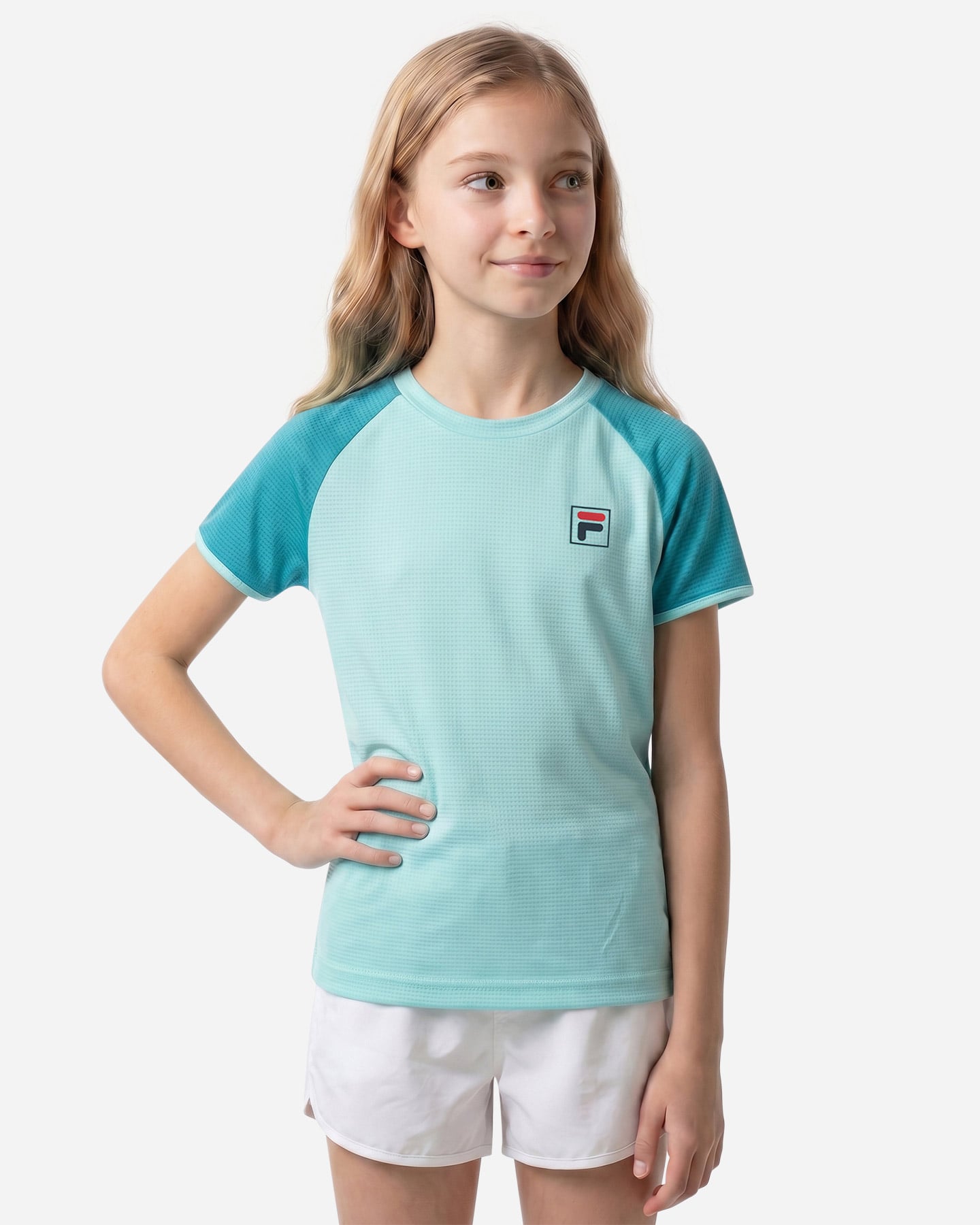 Maglia tennis FILA COURT LINE JR - Verde - 2 | Cisalfa Sport