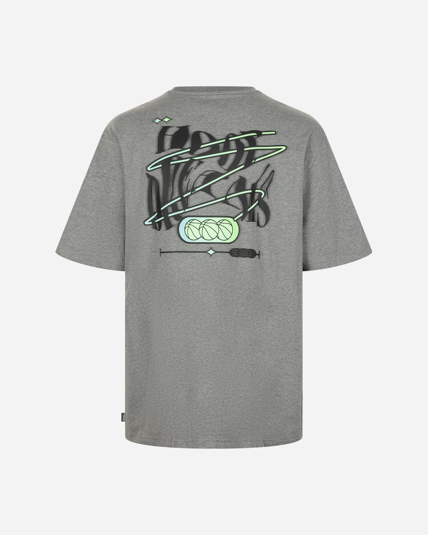 T-shirt PUMA HOOPS LOGO M - Grigio - 1 | Cisalfa Sport