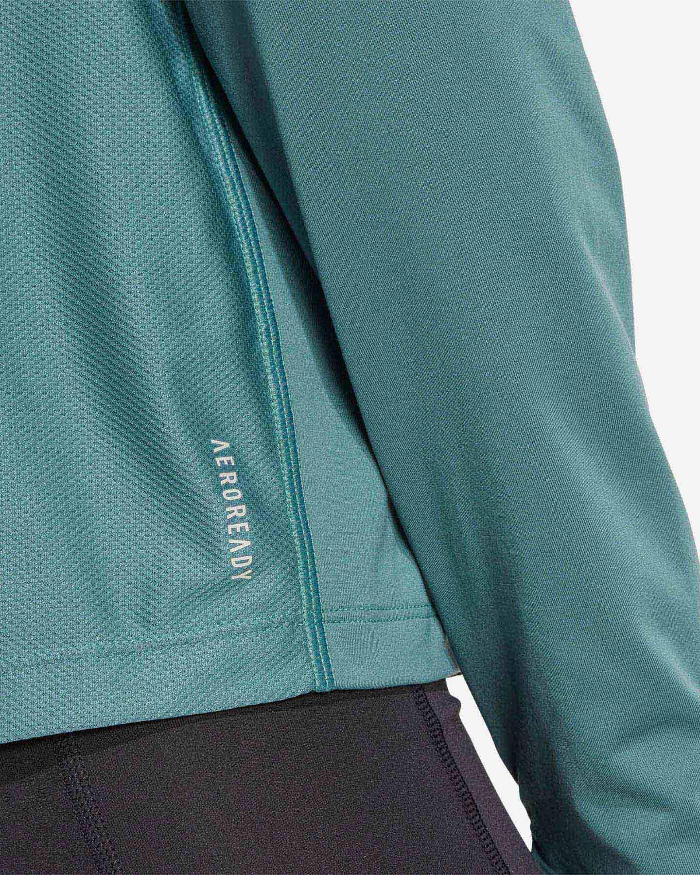 Maglia running ADIDAS OTR B W - Verde - 5 | Cisalfa Sport