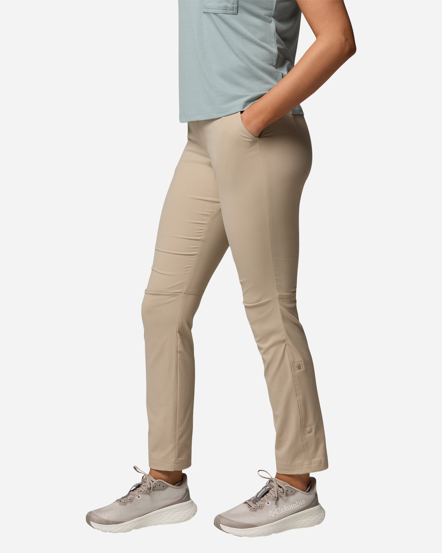 Pantalone outdoor COLUMBIA LESLIE FALLS II W - Beige - 4 | Cisalfa Sport