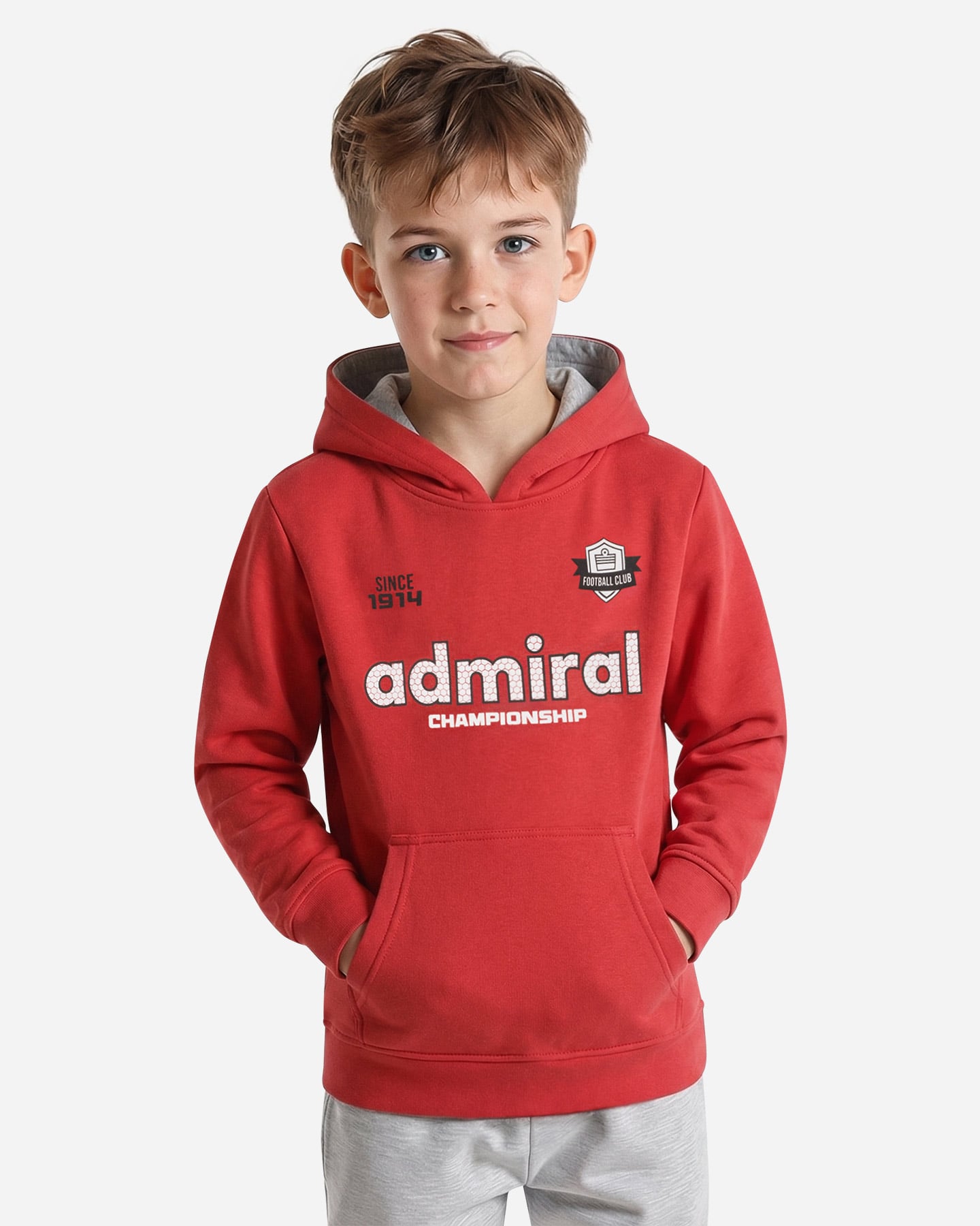 Felpa ADMIRAL SOCCER CLUB JR - Rosso - 2 | Cisalfa Sport