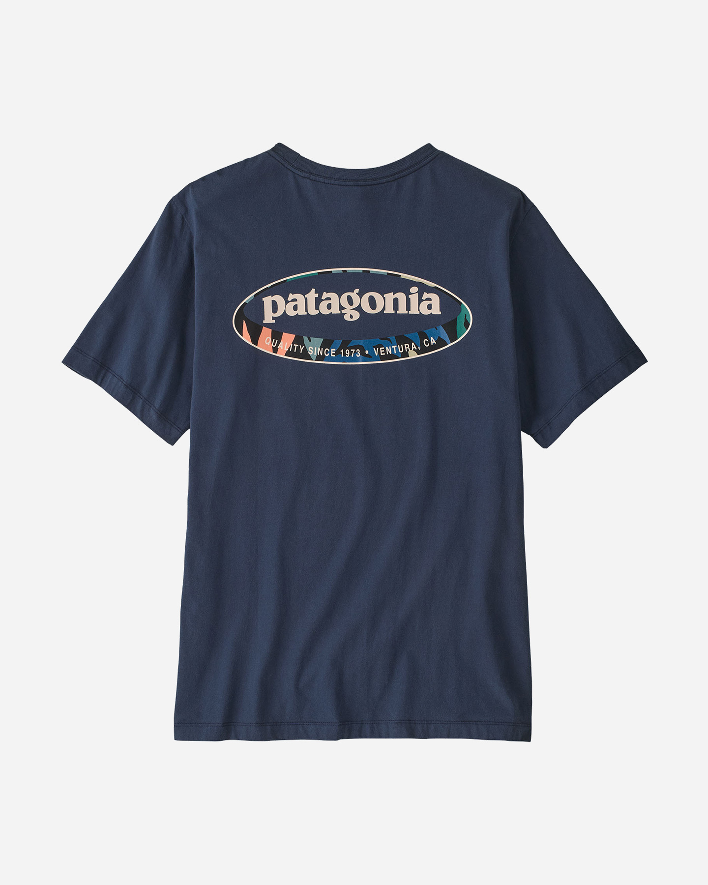 T-shirt PATAGONIA 95 OVAL LOGO M - Blu - 1 | Cisalfa Sport
