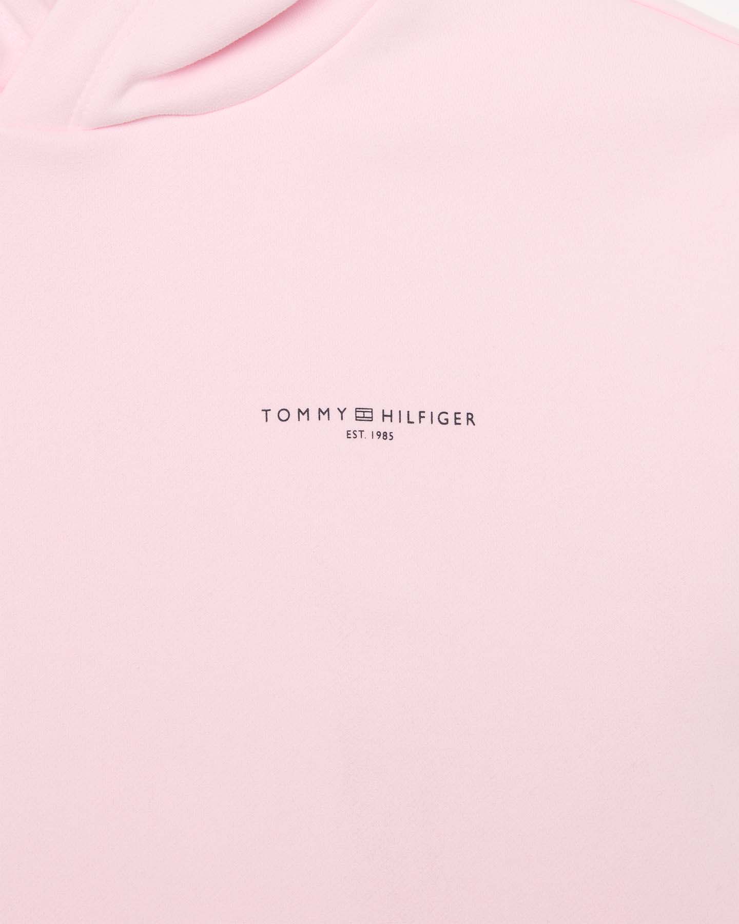 Felpa TOMMY HILFIGER SMALL LOGO JR - Rosa - 2 | Cisalfa Sport