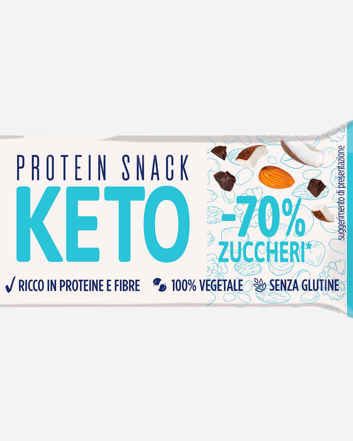 Barretta proteica ENERVIT EP KETO SNACK COCCO CHOCO  - Color mix - 1 | Cisalfa Sport