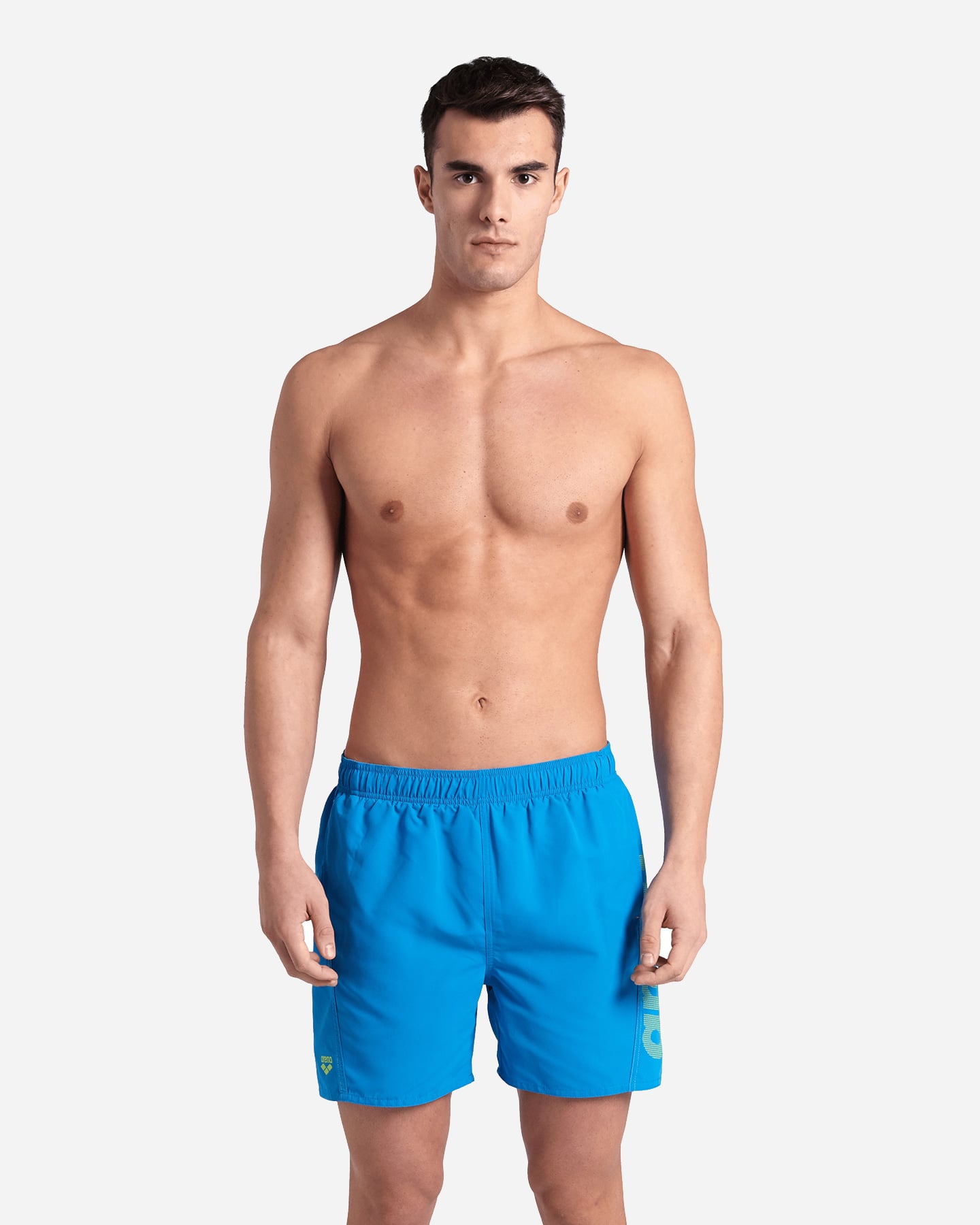 Boxer mare ARENA FUNDAMENTAL LOGO M - Blu royal - 2 | Cisalfa Sport