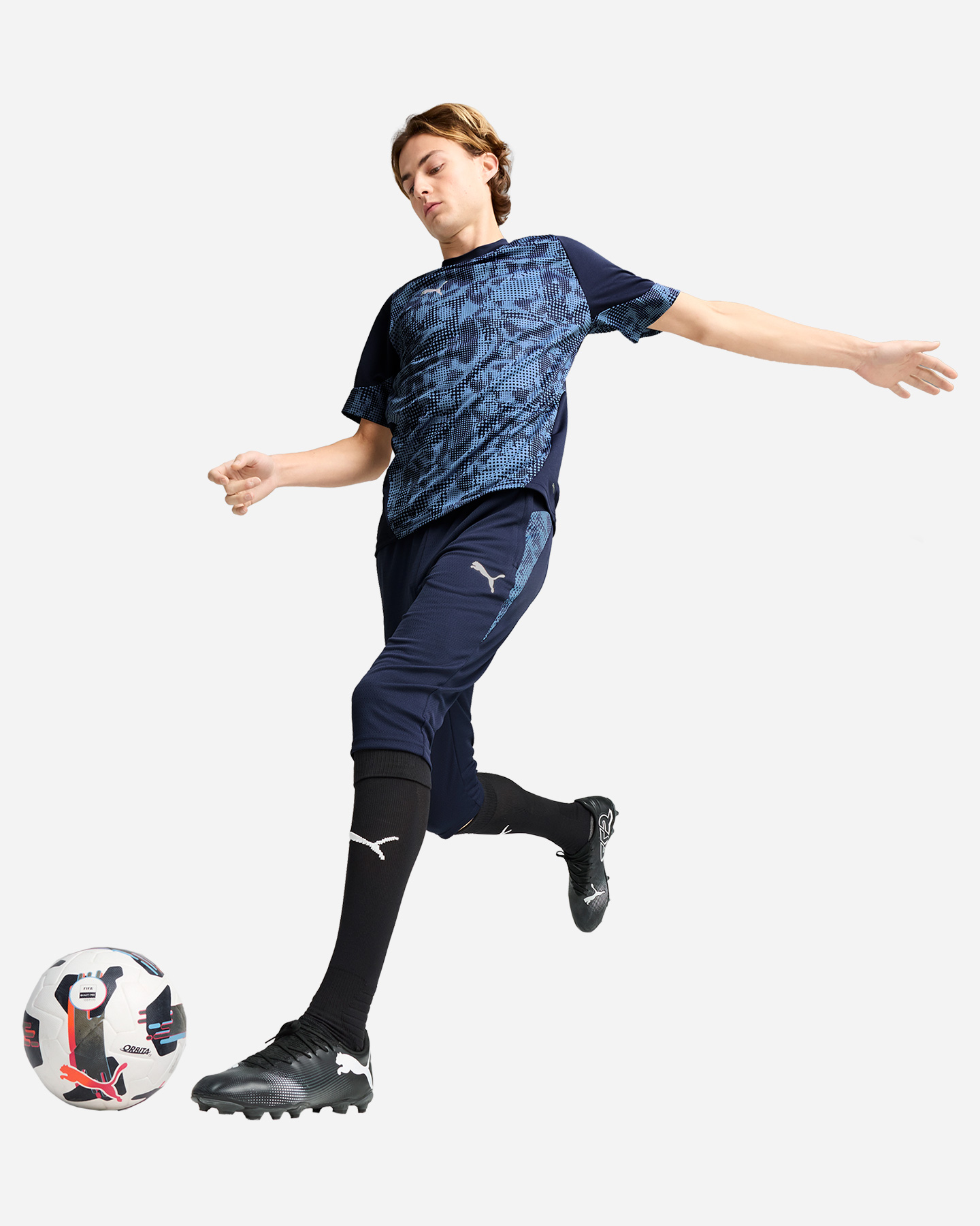Pantaloncini calcio PUMA TEAMCUP M - Blu Navy - 4 | Cisalfa Sport