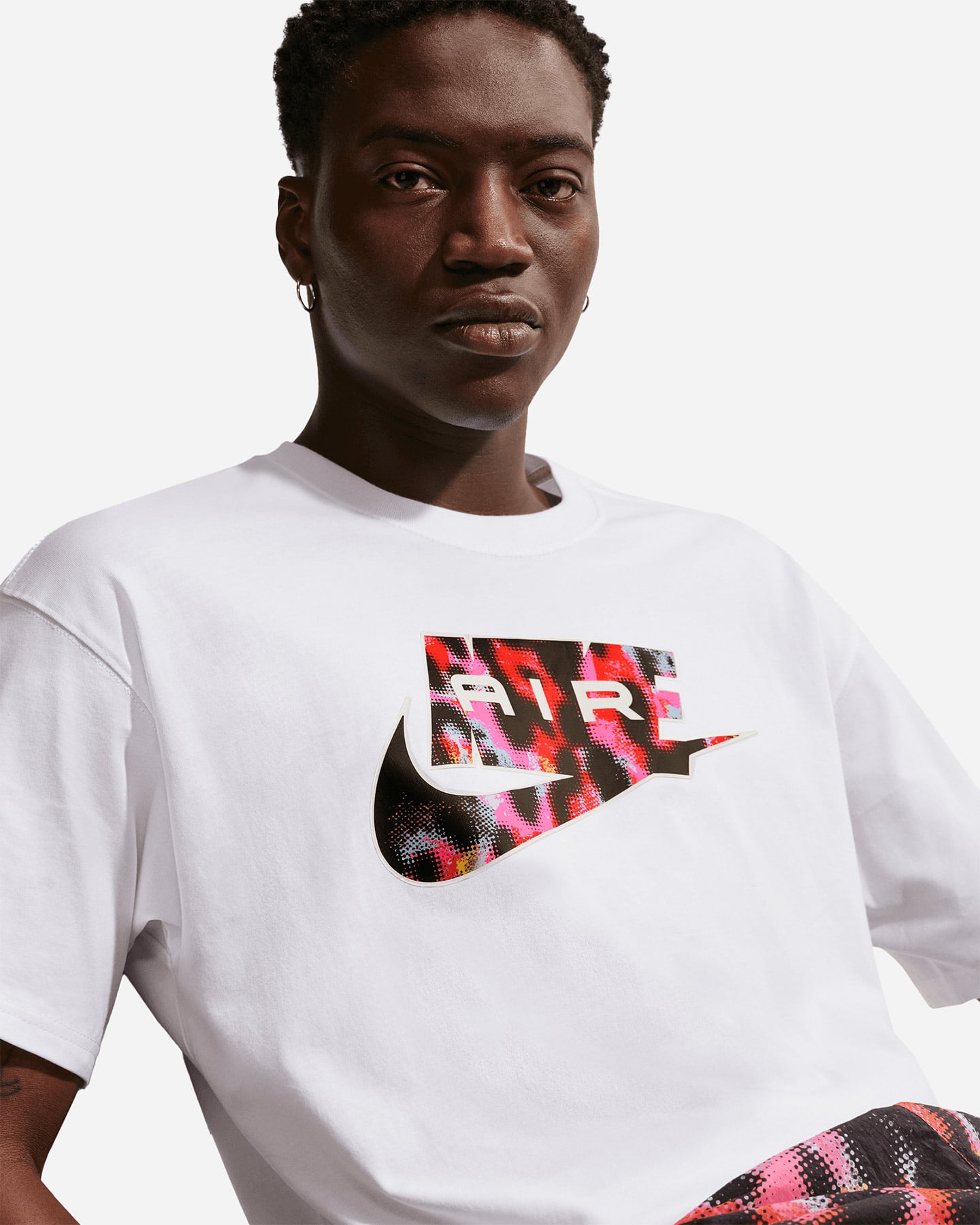 T-shirt NIKE AIR FRONT M - Bianco - 4 | Cisalfa Sport