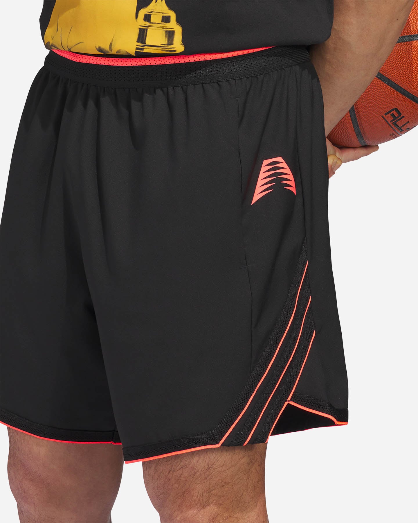 Pantaloncini basket ADIDAS ANTHONY EDWARDS CRAZY LITE M - Nero - 4 | Cisalfa Sport