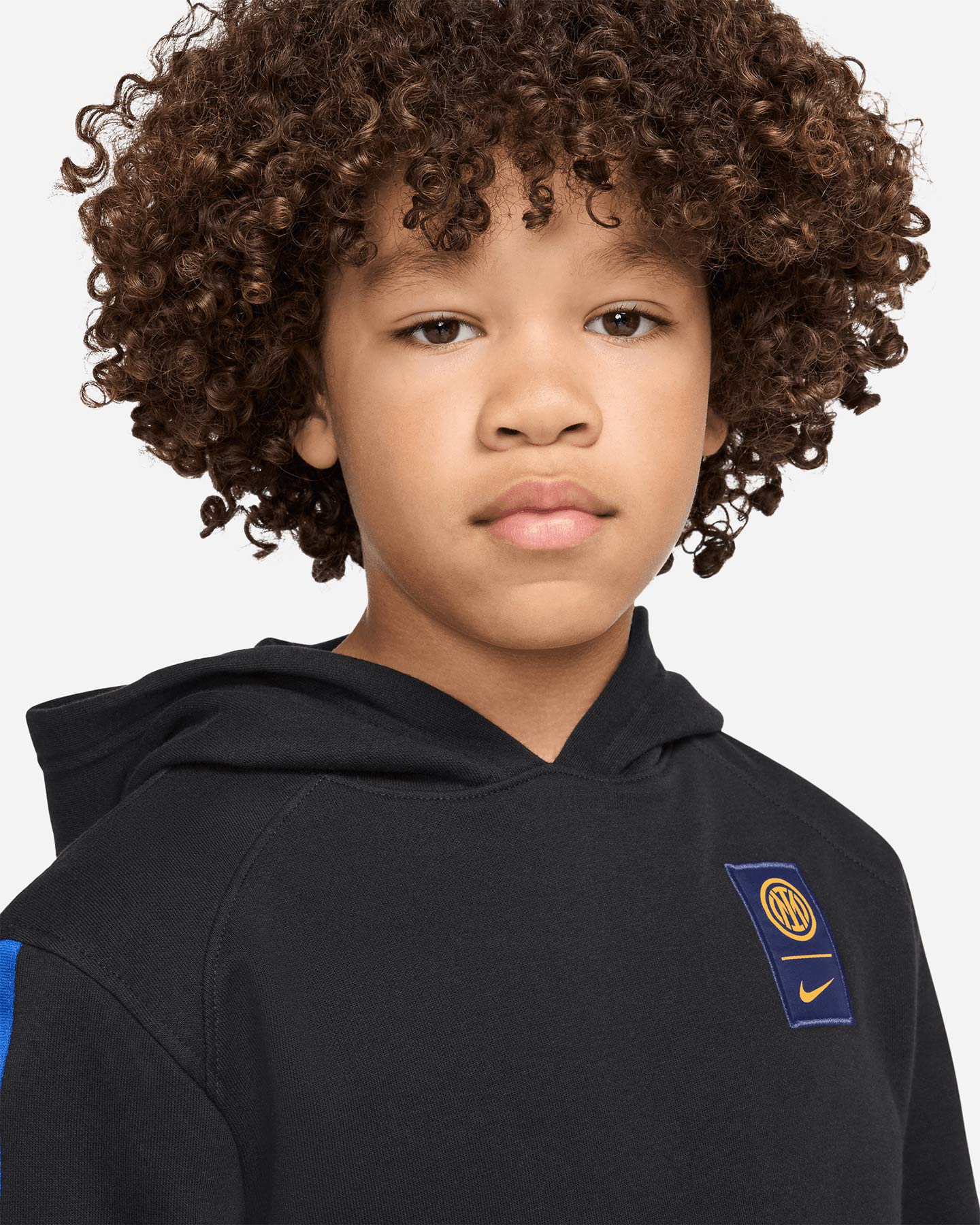Abbigliamento calcio ufficiale NIKE INTER NSW CS HOODY FLC JR - Color mix - 2 | Cisalfa Sport