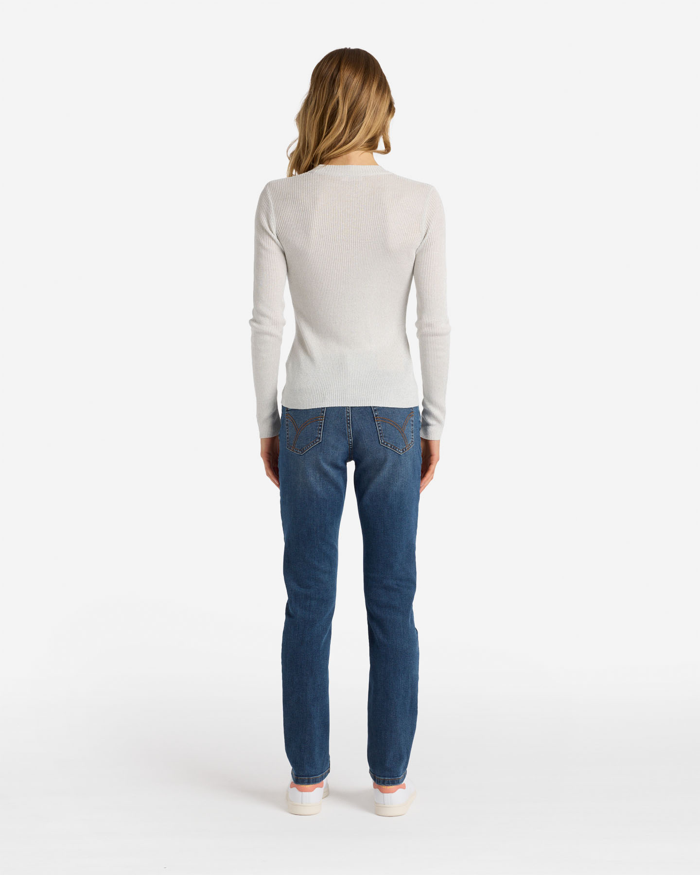 Maglione DACK'S LUREX NECK W - Argento - 3 | Cisalfa Sport