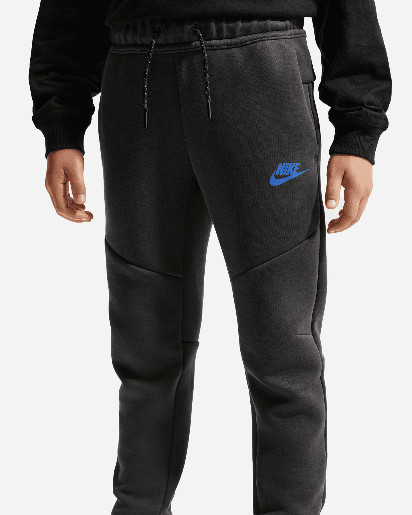 Pantalone NIKE TECH FLEECE 2 JR - Antracite - 3 | Cisalfa Sport