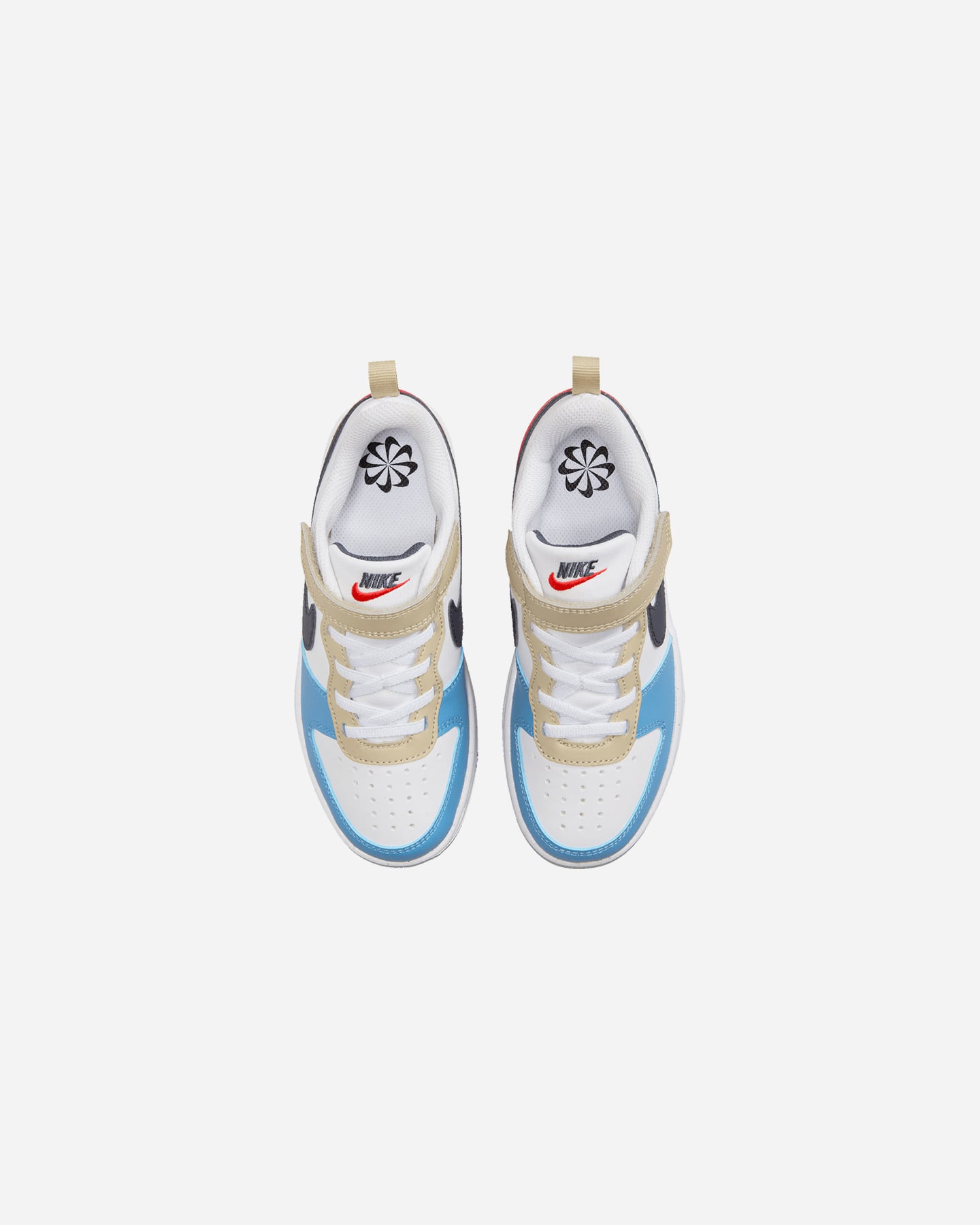 Scarpe sneakers NIKE COURT BOROUGH LOW RECRAFT PS JR - Bianco - 2 | Cisalfa Sport