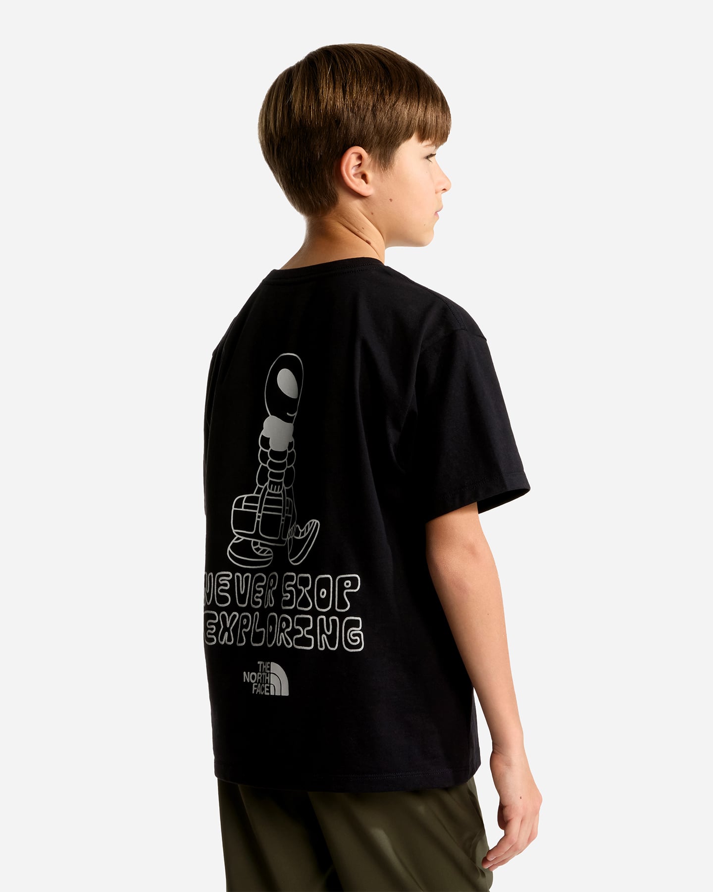 T-shirt THE NORTH FACE ALIEN JR - Nero - 3 | Cisalfa Sport