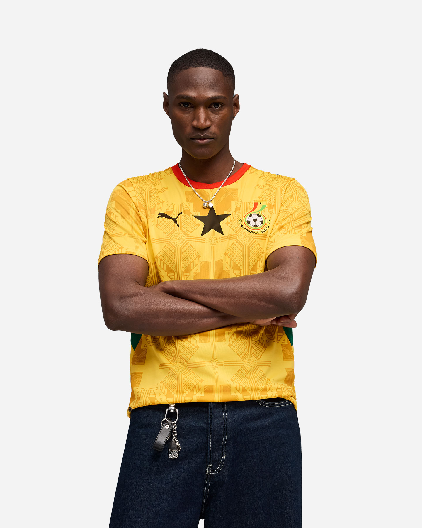 Maglia calcio ufficiale PUMA GHANA AWAY 26 M - Color mix - 3 | Cisalfa Sport