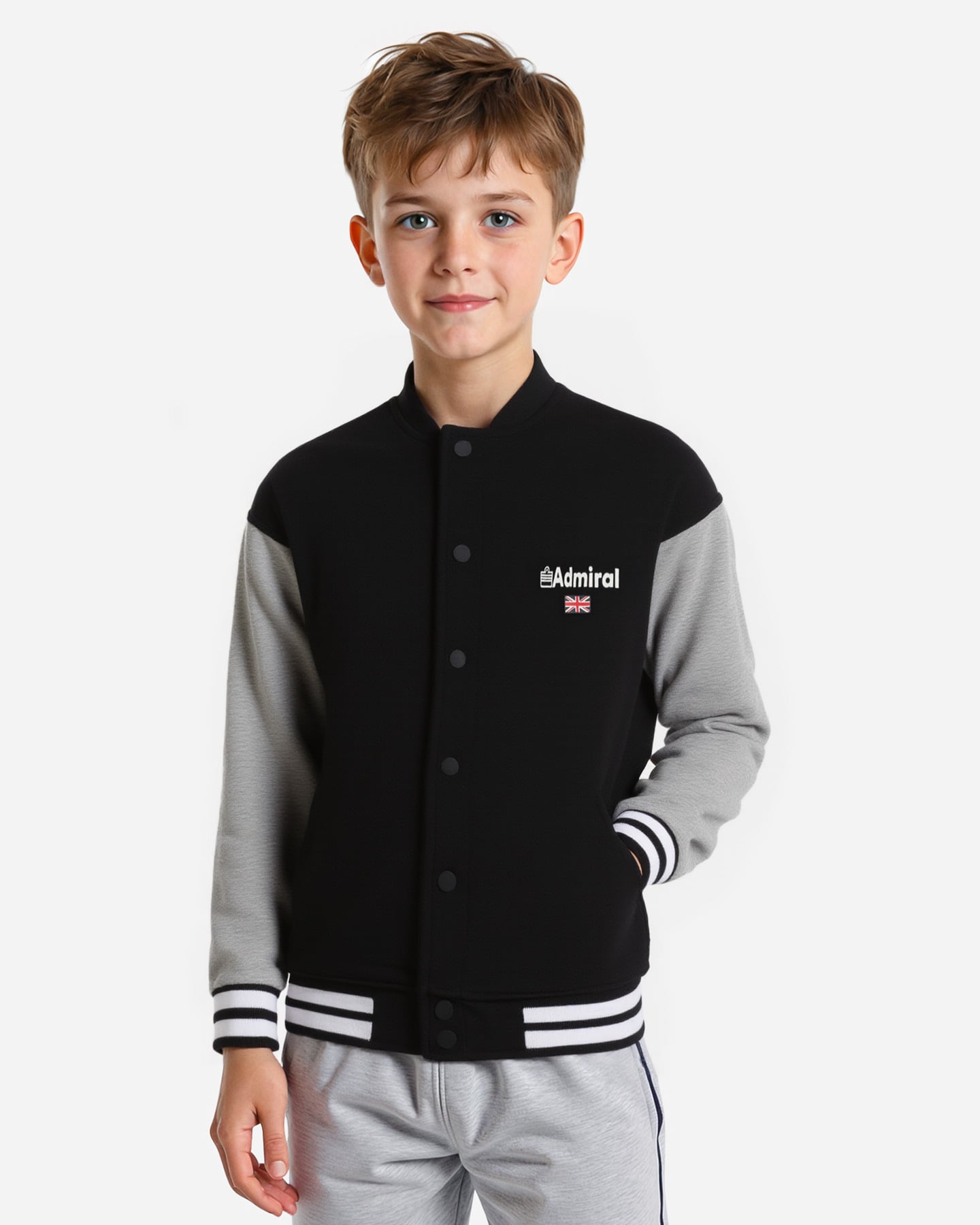 Felpa ADMIRAL GOTHIC COLLEGE JR - Nero - 3 | Cisalfa Sport