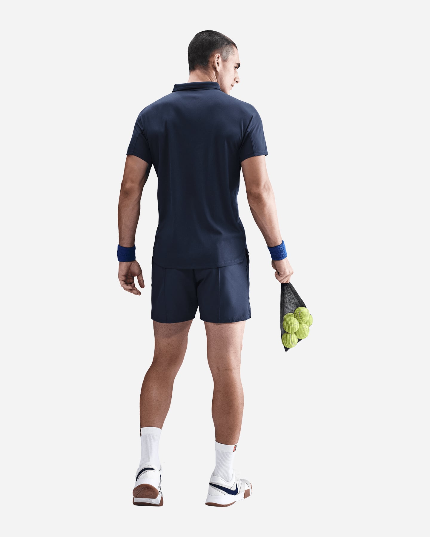 T-shirt tennis NIKE JANNIK M - Blu Navy - 2 | Cisalfa Sport
