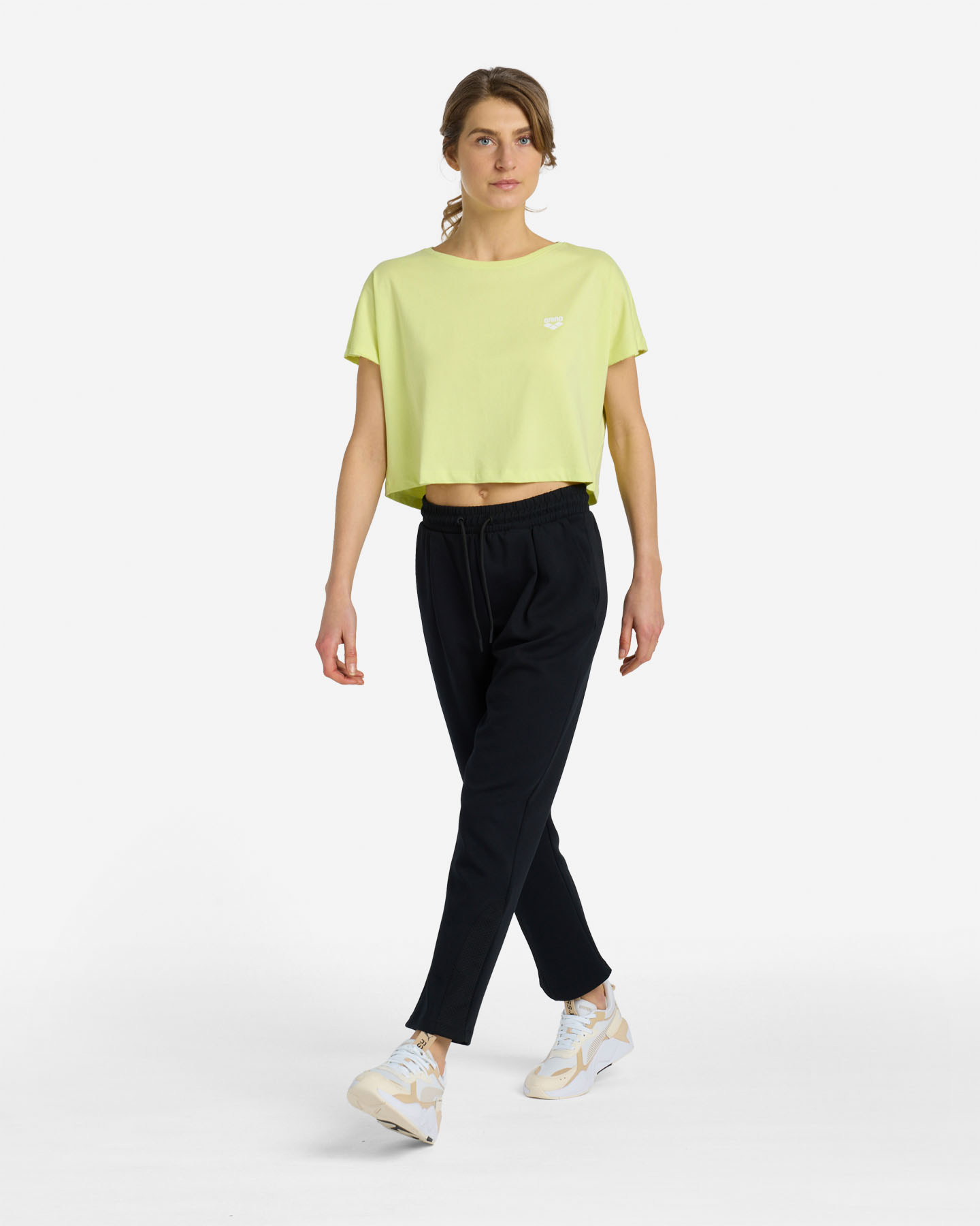 T-shirt ARENA ATHLETIC ESSENTIAL W - Giallo - 4 | Cisalfa Sport